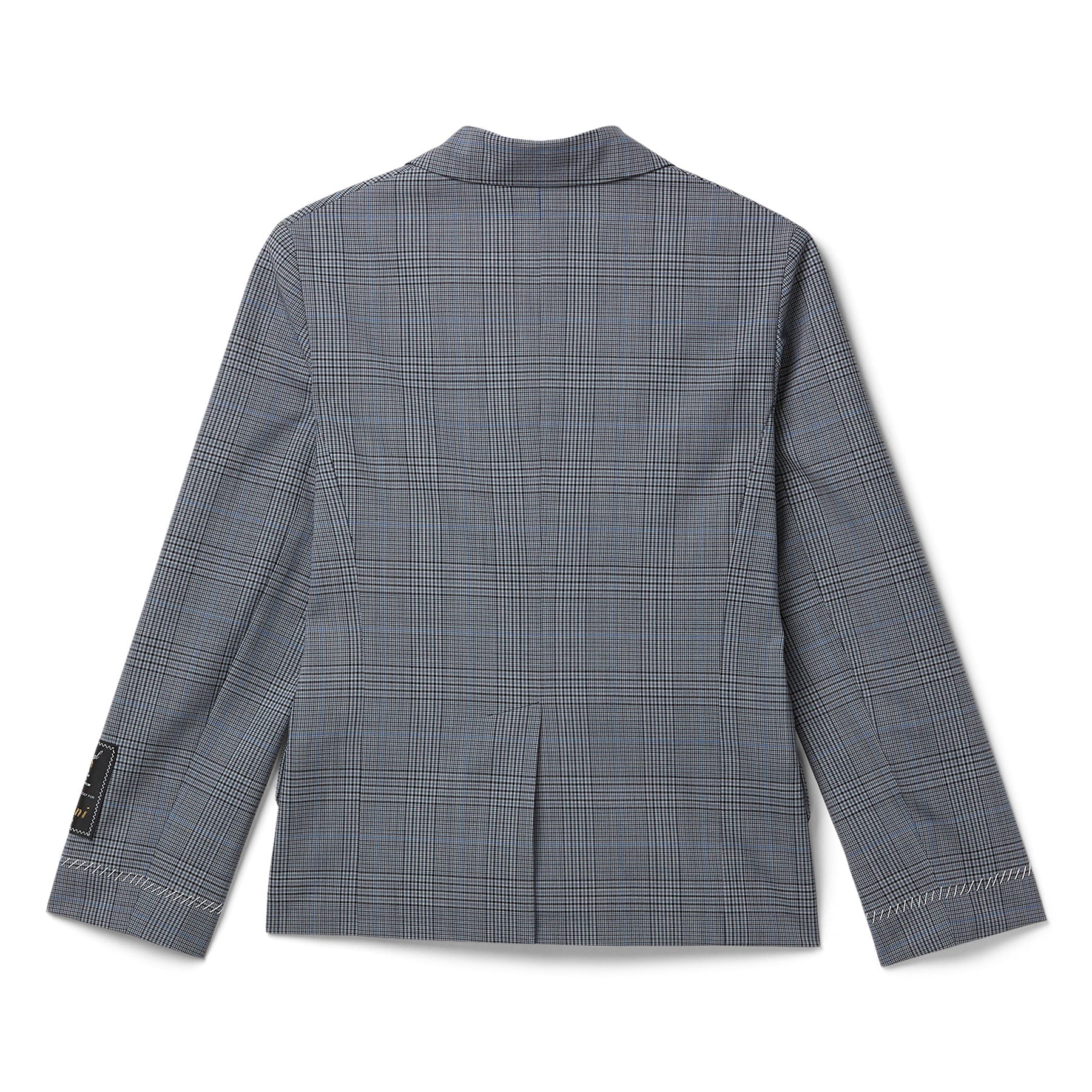 MARNI Prince of Wales Wool Check Cropped Jacket (Truffle) Top