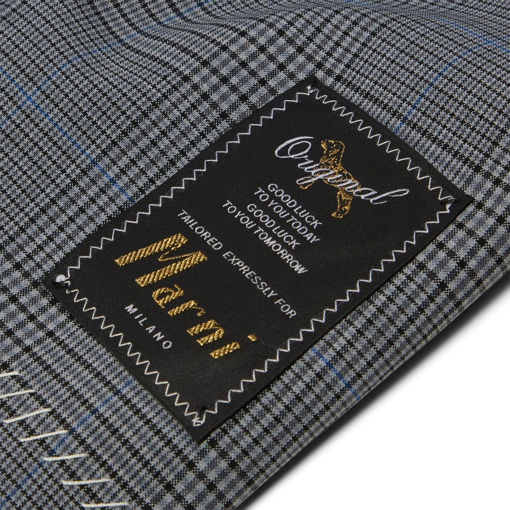 MARNI Prince of Wales Wool Check Cropped Jacket (Truffle) Top