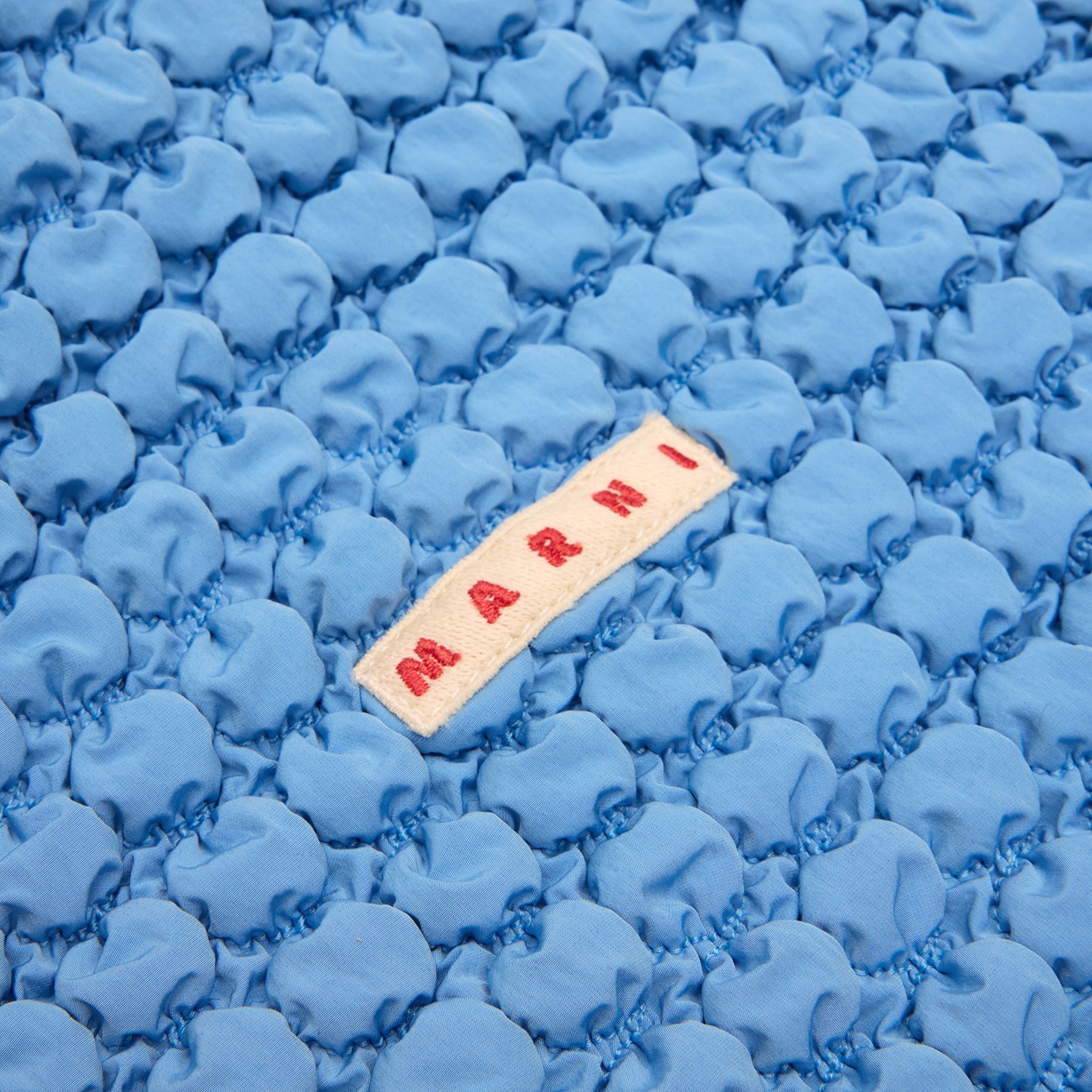 MARNI Puckering Nylon Vest (Iris Blue) Top