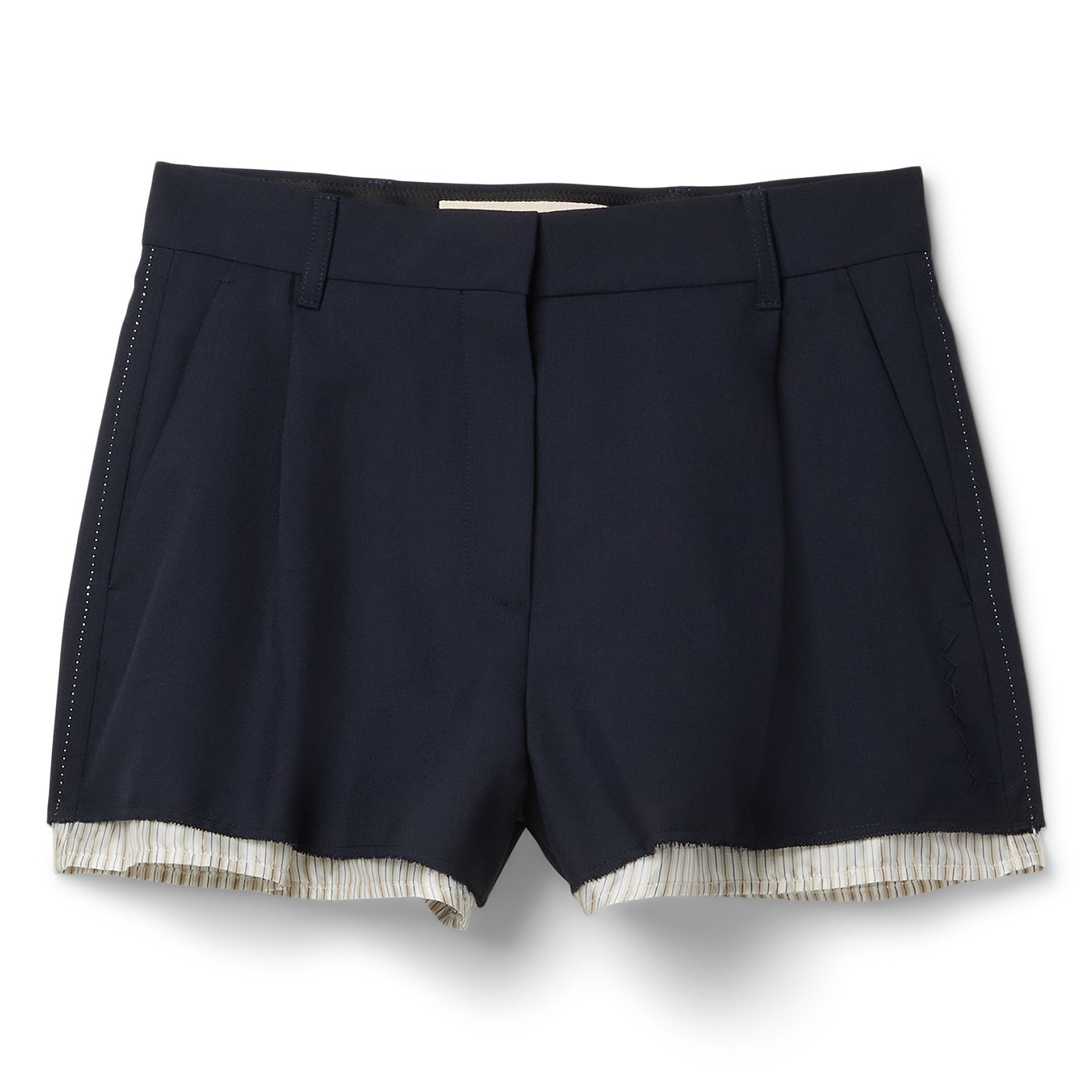 MARNI Wool Shorts (Blue/Black) Trousers