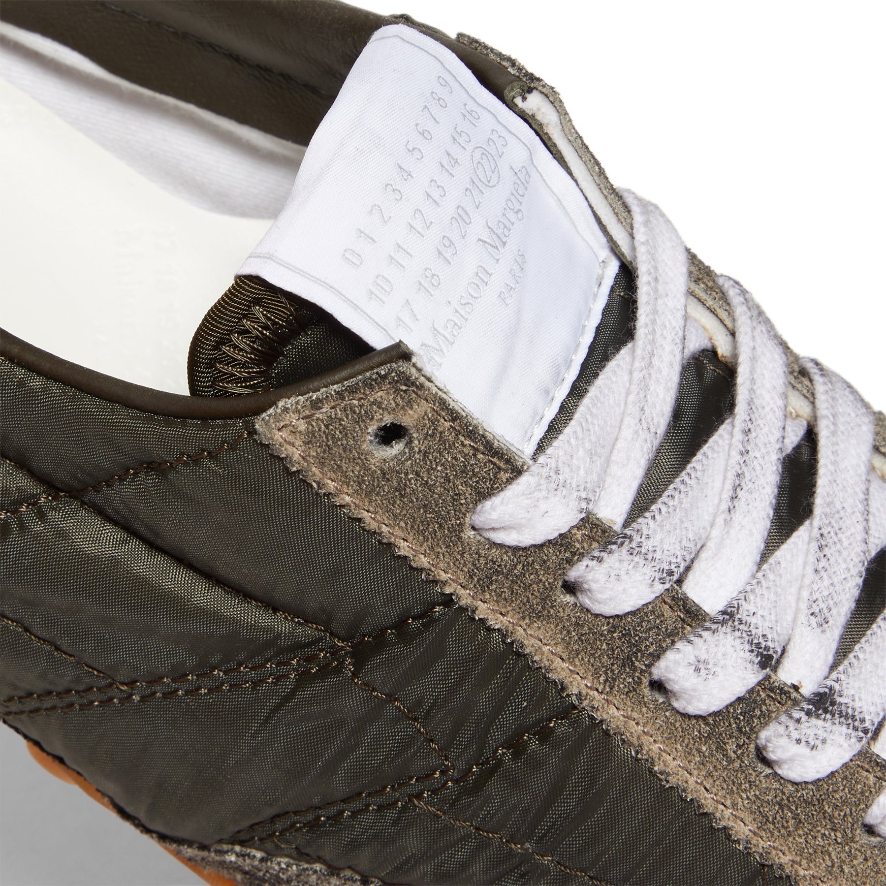 maison-margiela-sprinters-low-top-s58ws0272-p7415-hb069-dark-green-white-grey  Footwear