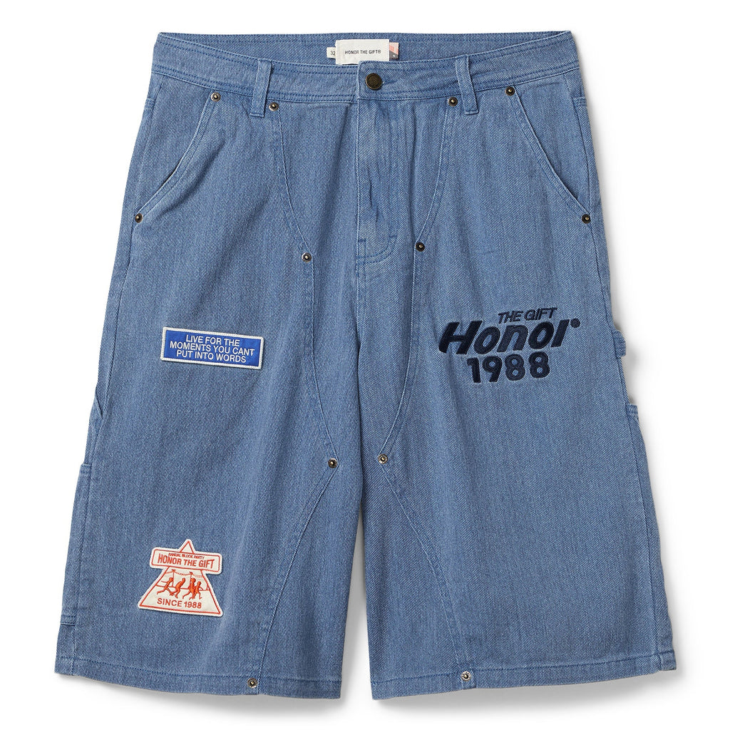 Honor The Gift Twill Carpenter Short (Blue) Trousers