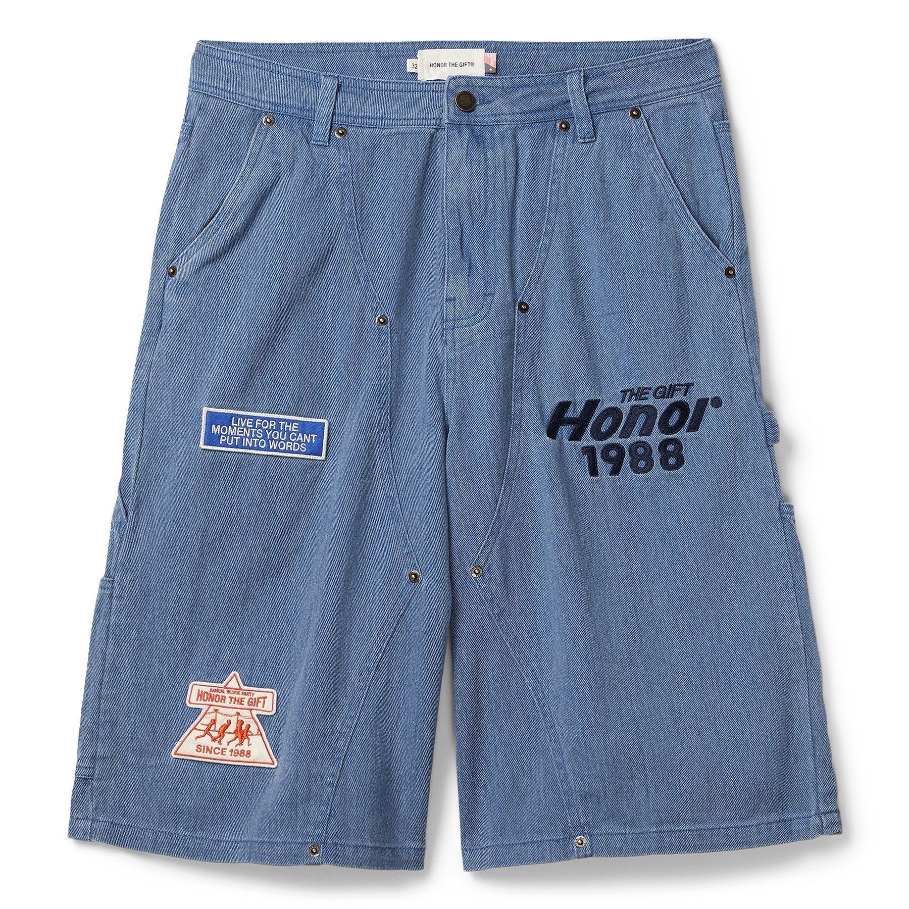 Honor The Gift Twill Carpenter Short (Blue) Trousers