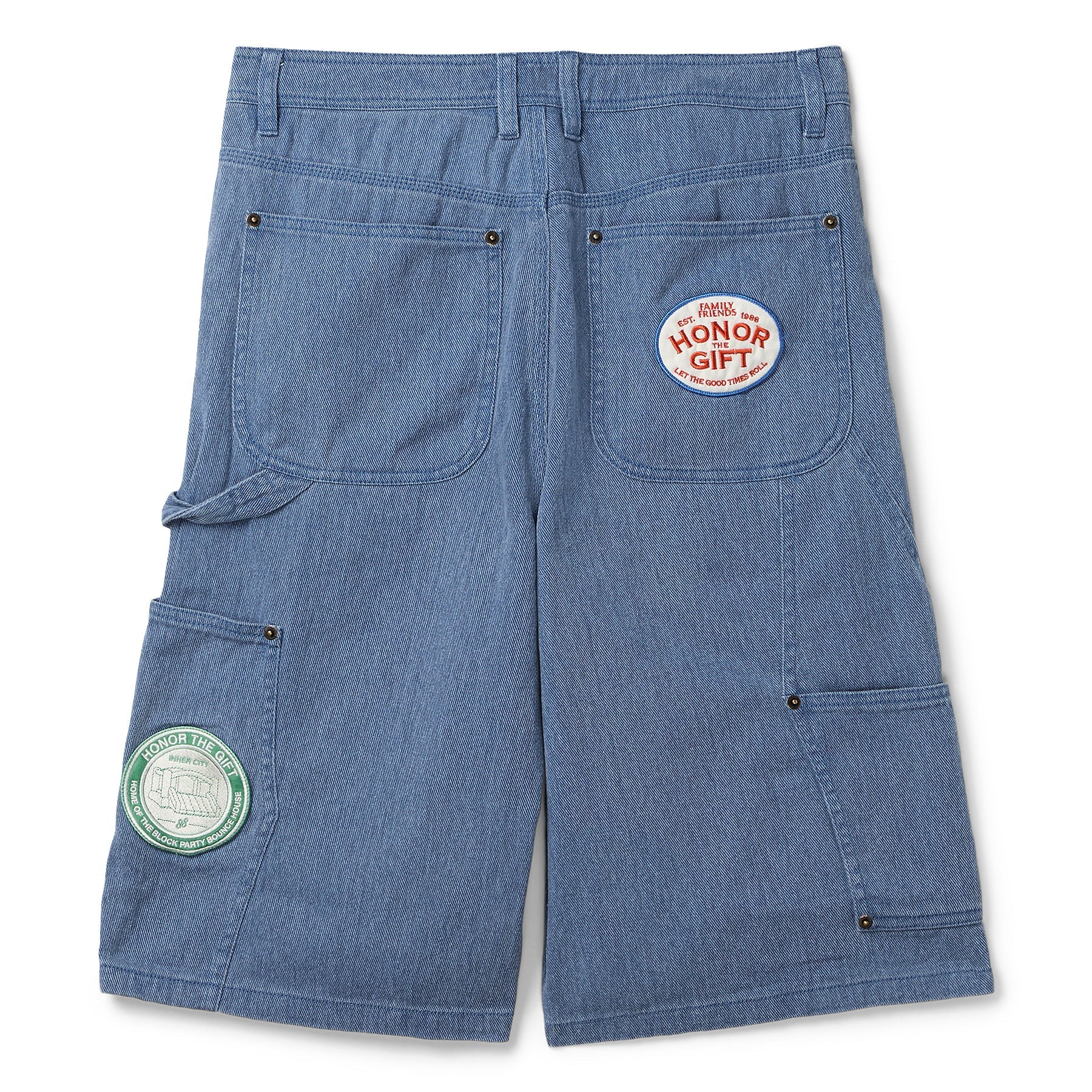Honor The Gift Twill Carpenter Short (Blue) Trousers