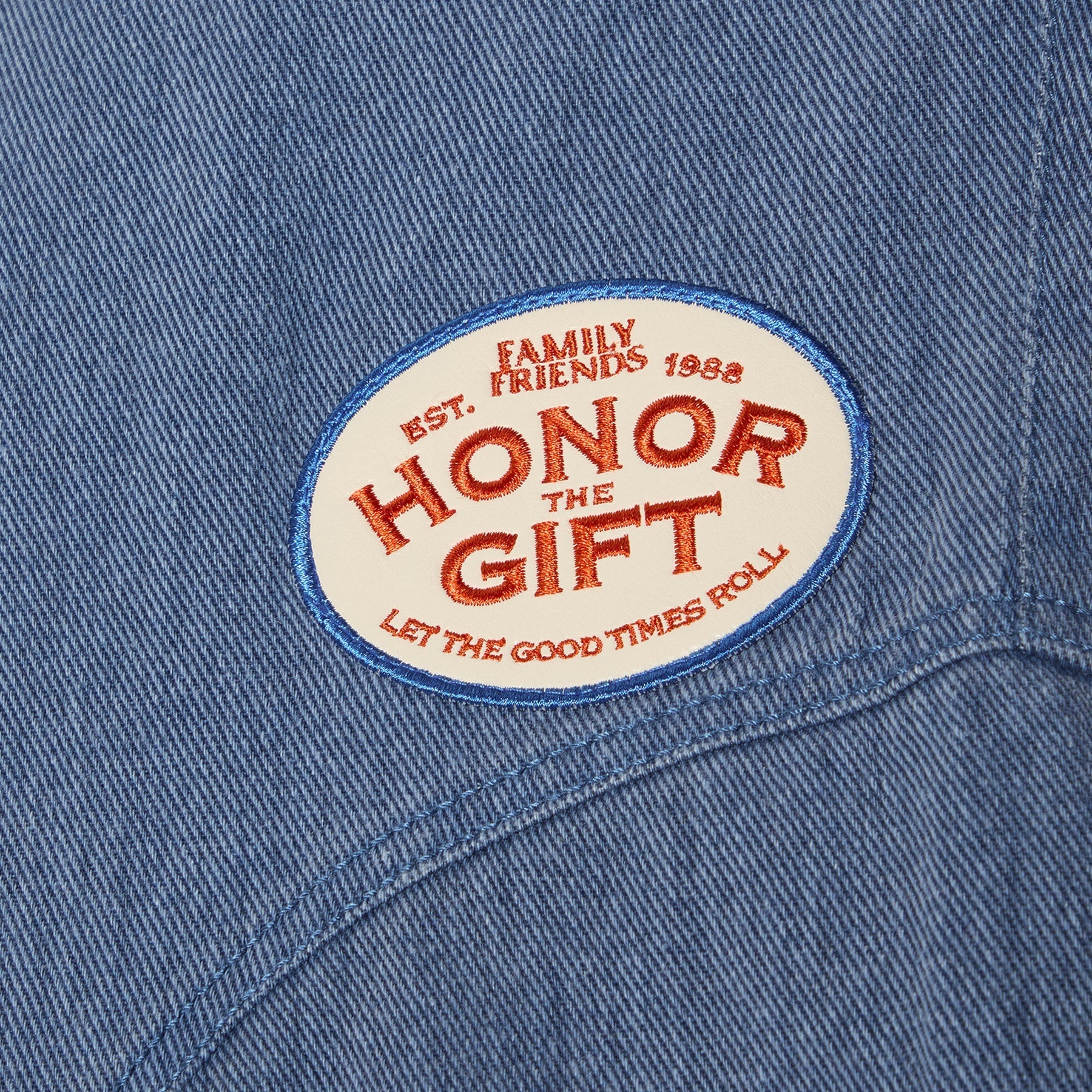 Honor The Gift Twill Party Pant B-Summer (Blue) Trousers