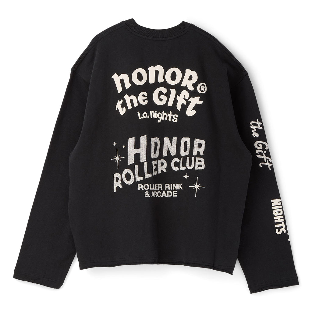Honor The Gift Mixed Logo Crewneck (Black)Top