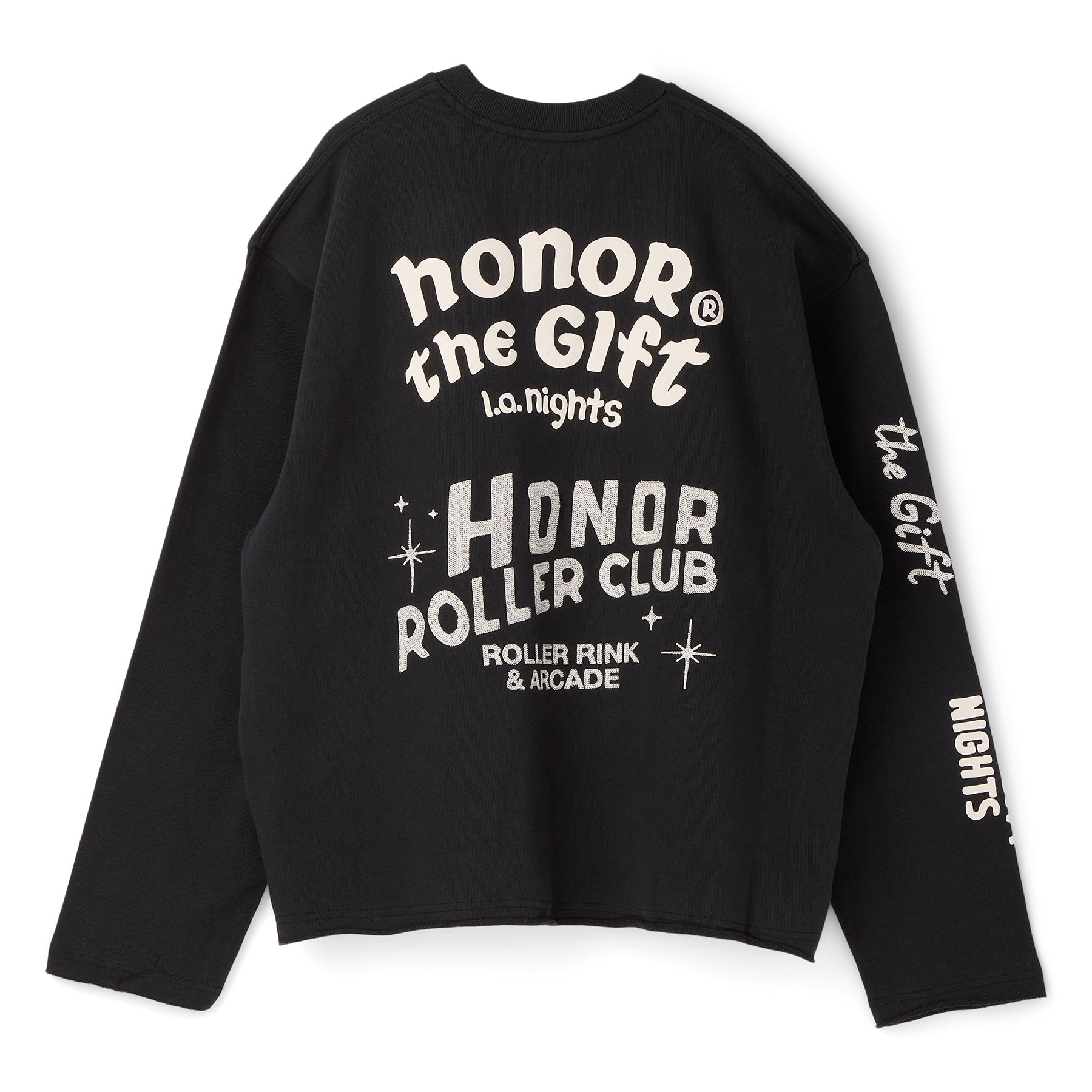 Honor The Gift Mixed Logo Crewneck (Black)Top
