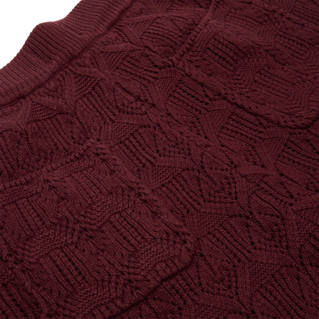 Honor The Gift Cable Knit Pant (Berry) Trousers