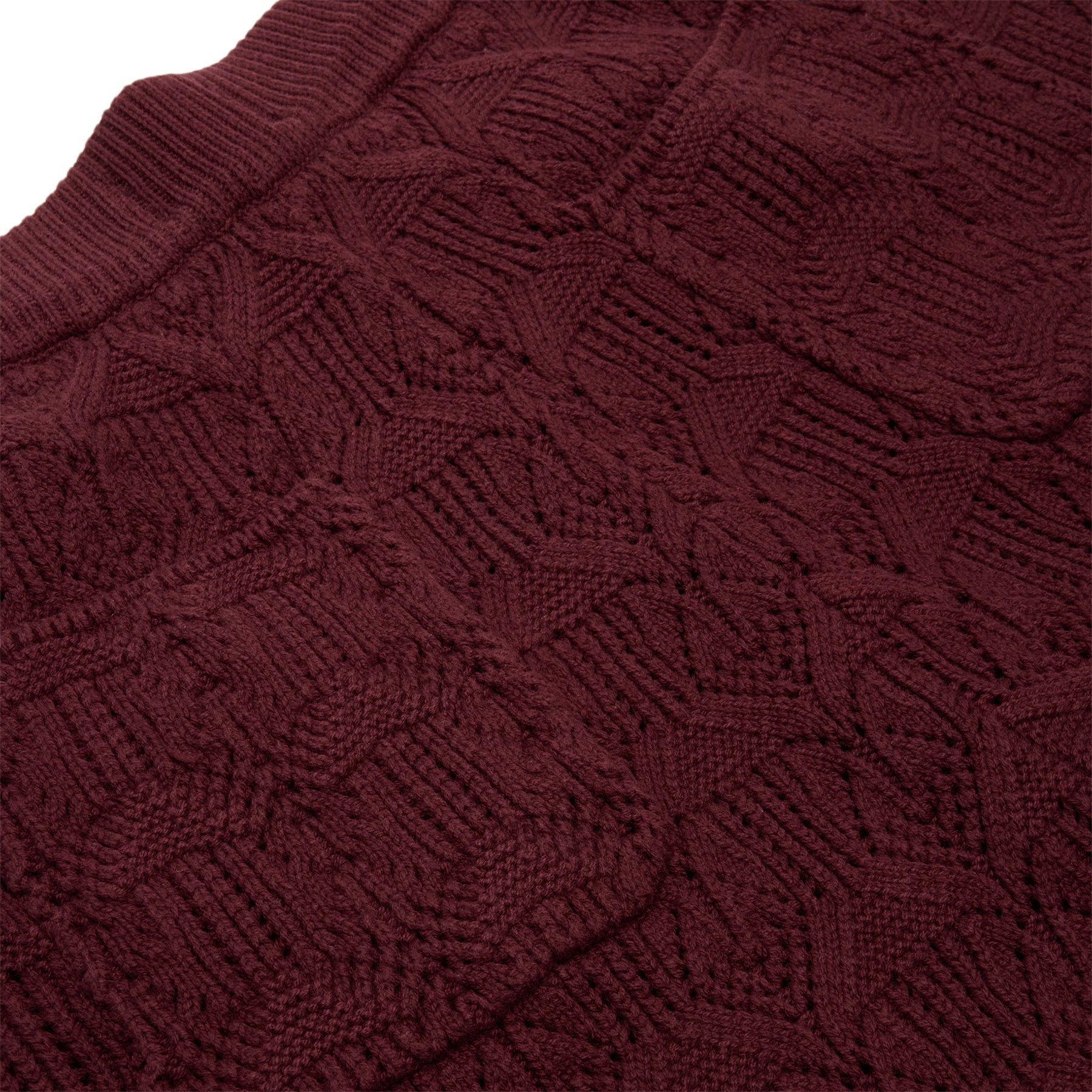 Honor The Gift Cable Knit Pant (Berry) Trousers