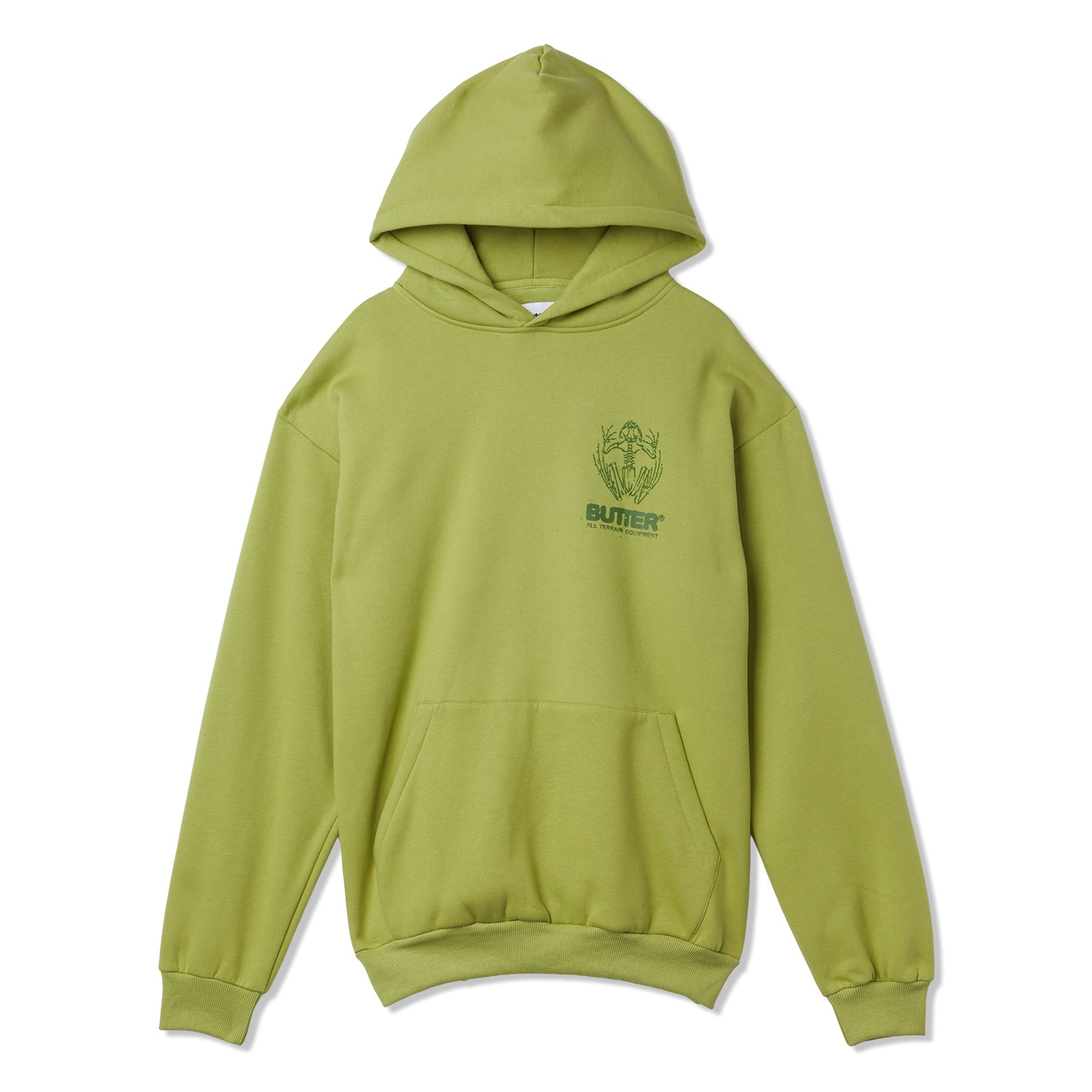 Butter Goods Fossil Pullover Hood (Moss) Top