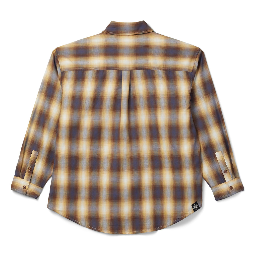 Beach Brains Big Long Sleeve Shirt (Sun plaid) Top