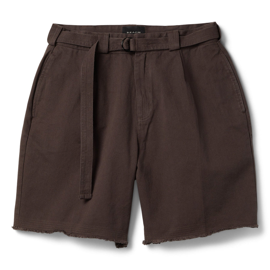 Beach Brains Pleated Suit Short (Dark grey) Trousers