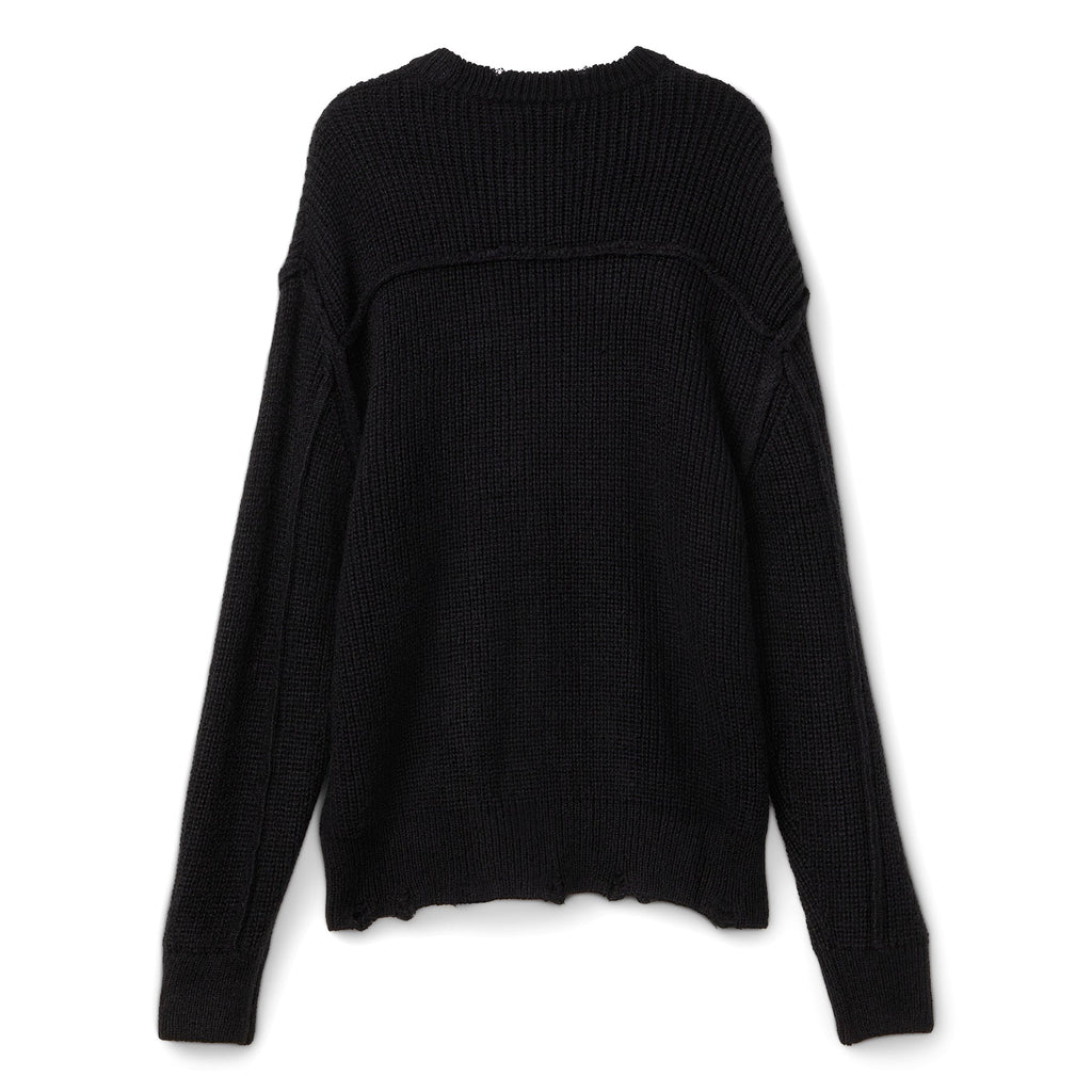 Beach Brains Session Knit Sweater (Black) Top