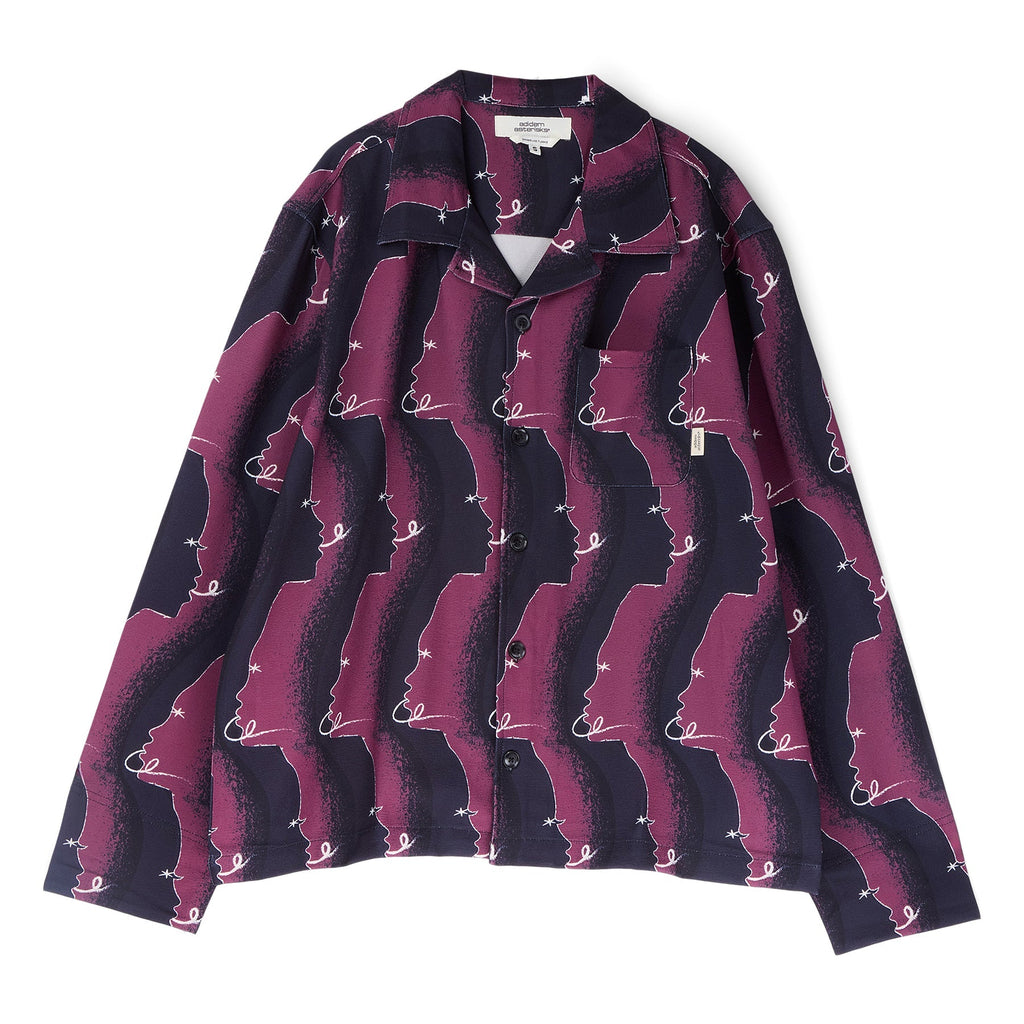 Adidem Asterisks Faces Evening Shirt (Dark) Top