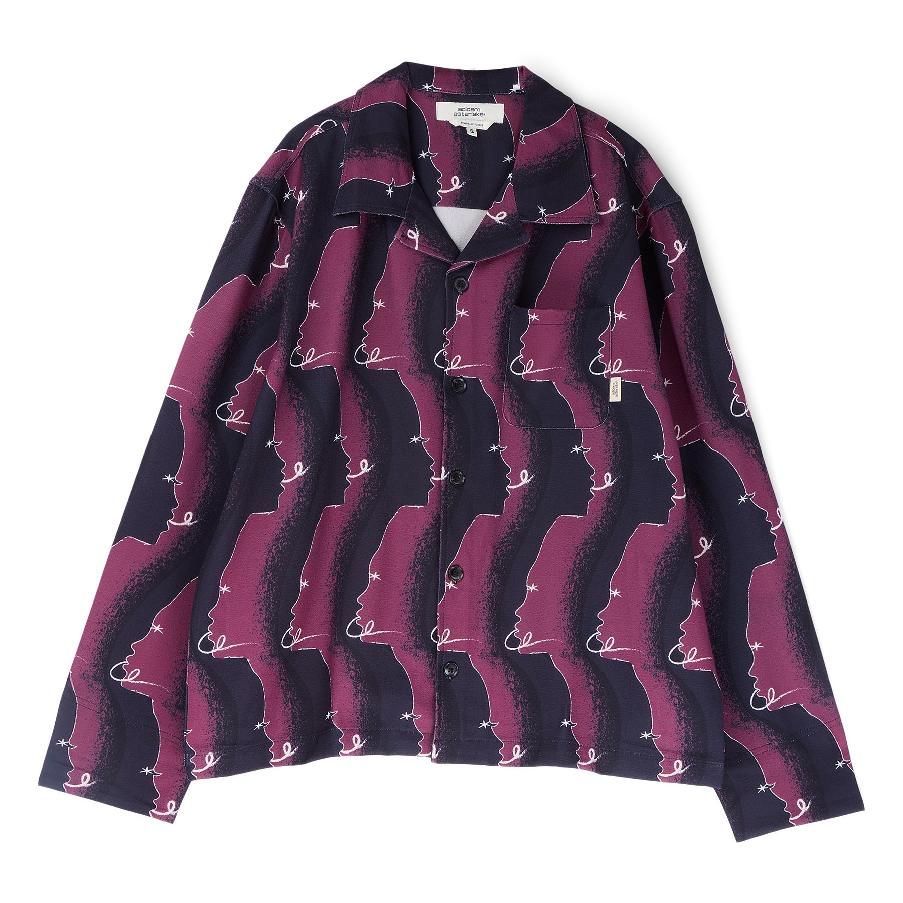 Adidem Asterisks Faces Evening Shirt (Dark) Top