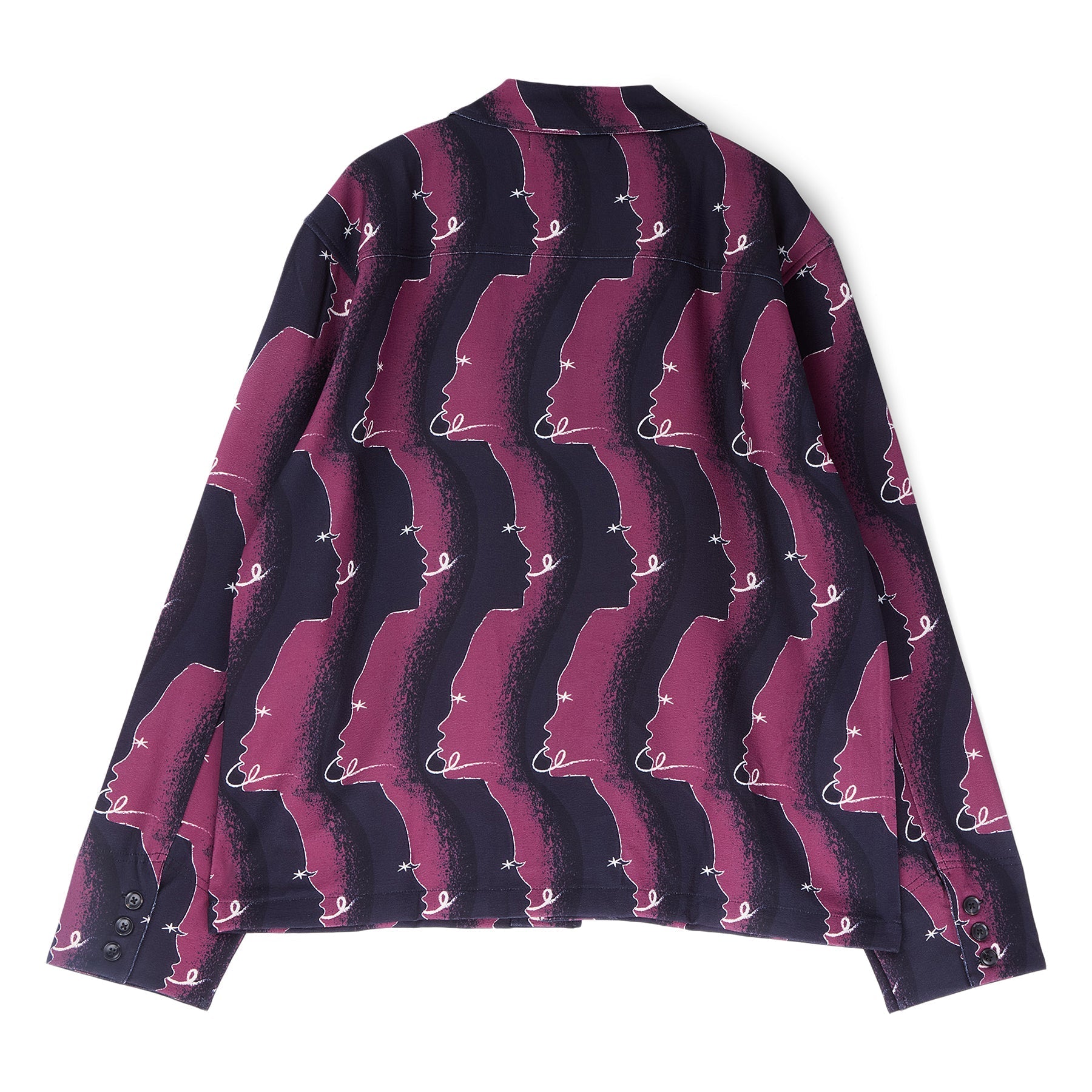 Adidem Asterisks Faces Evening Shirt (Dark) Top