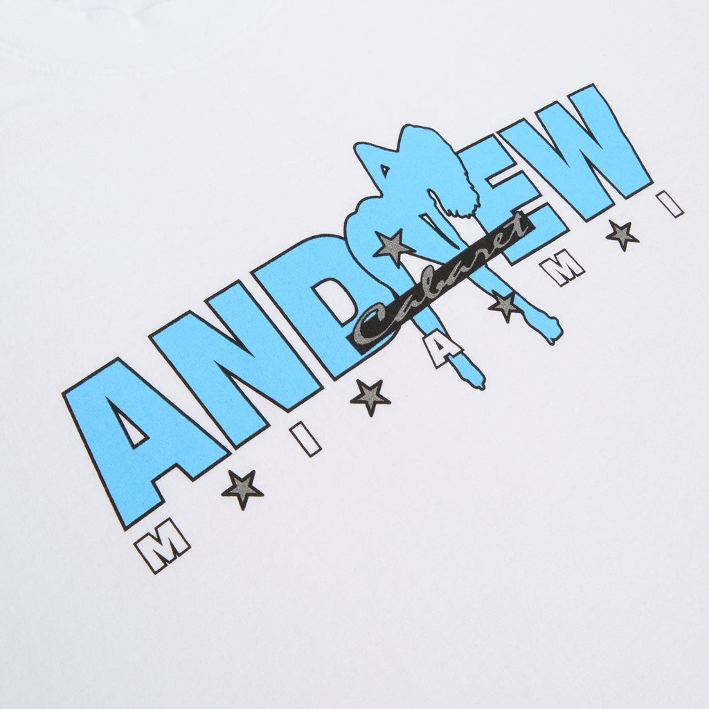 Andrew Cabaret Tee (White) T-shirt Top