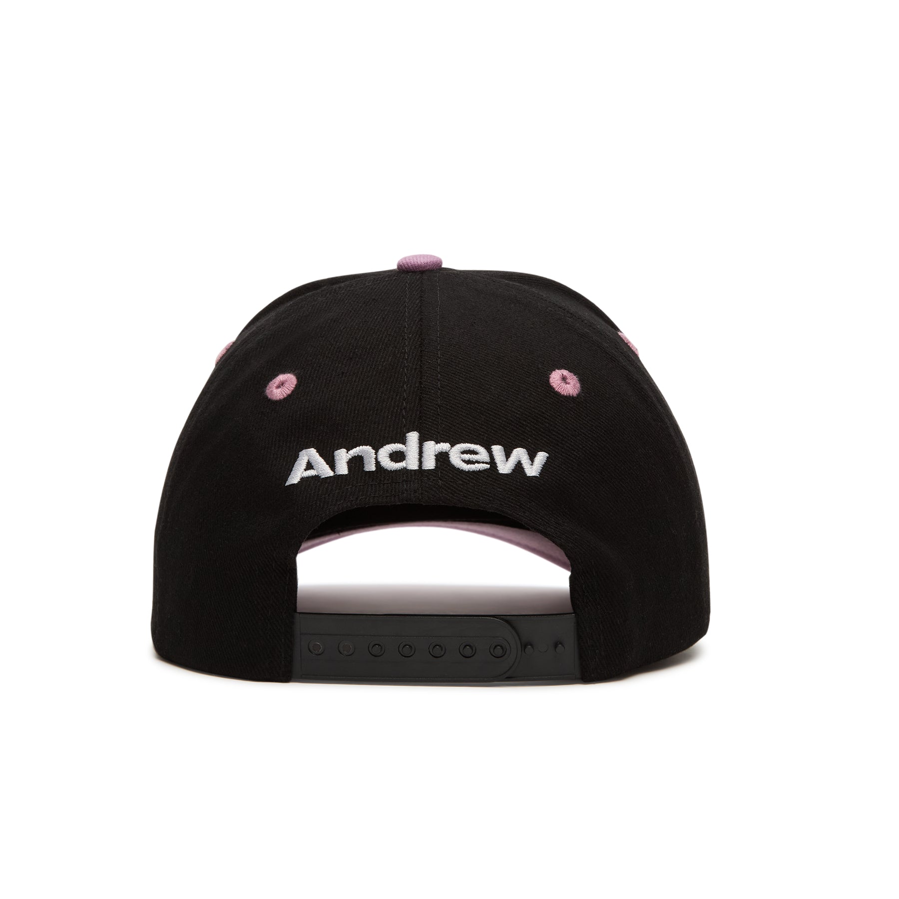 Andrew Lowercase 6 Panel Dad Hats (Black)