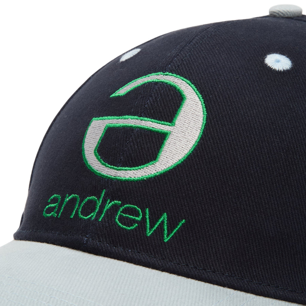 Andrew Lowercase 6 Panel Dad Hats (Blue)