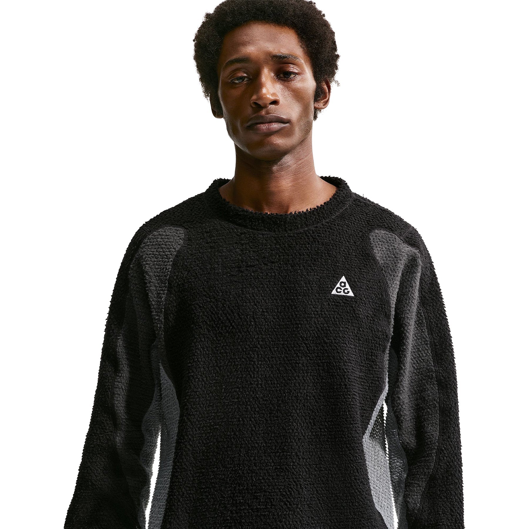 Nike ACG "Wolf Lichen" Crew-Neck Top (Black/Anthracite/Cool Grey/Summit White) Top