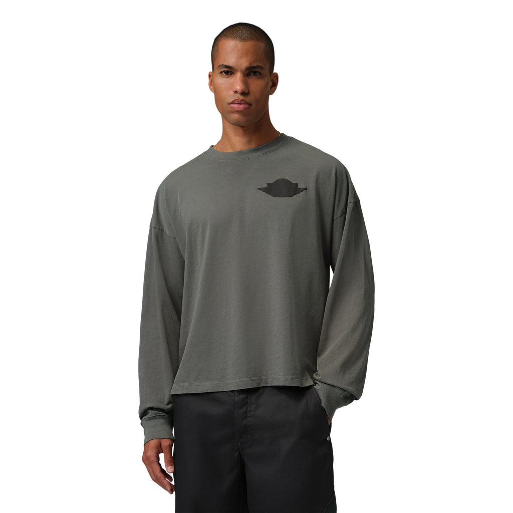 Air Jordan M J Wings LS Tee (River Rock)Top