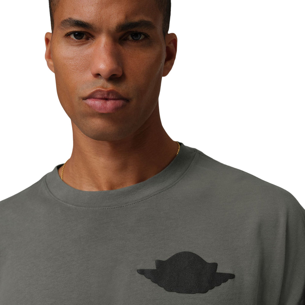 Air Jordan M J Wings LS Tee (River Rock)Top