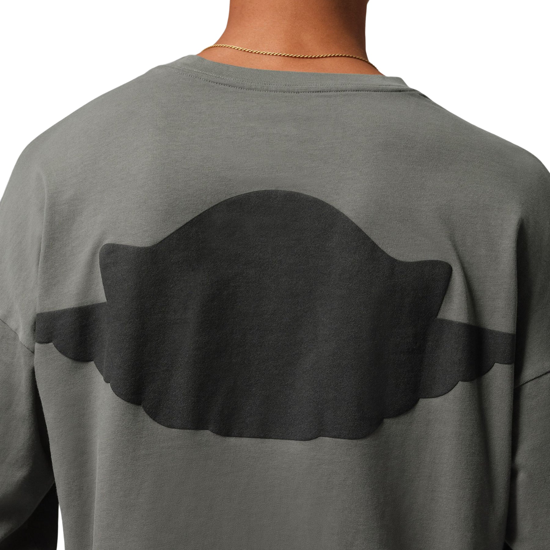 Air Jordan M J Wings LS Tee (River Rock)Top