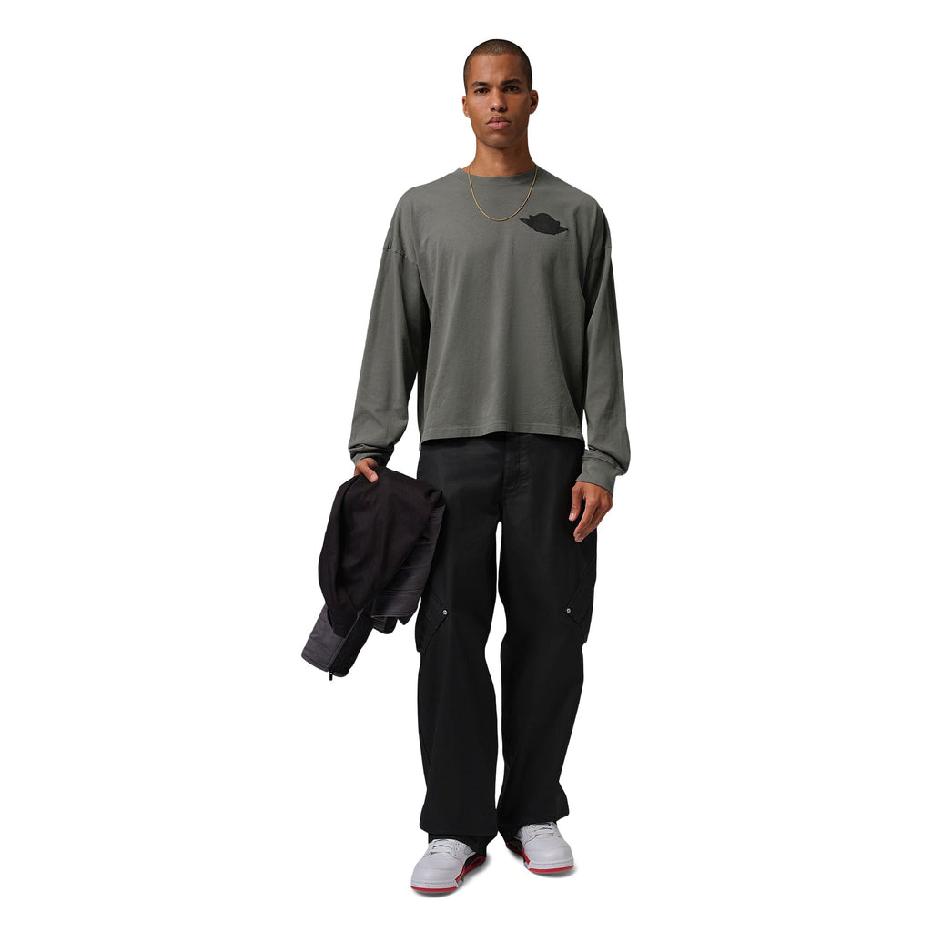 Air Jordan M J Wings LS Tee (River Rock)Top