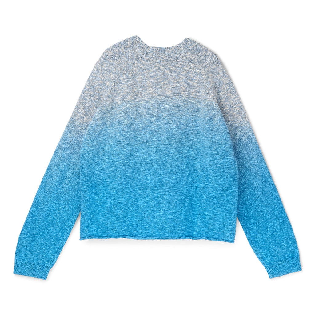 AWAKE Hand Dipped Dyed Sweater (Blue) Top
