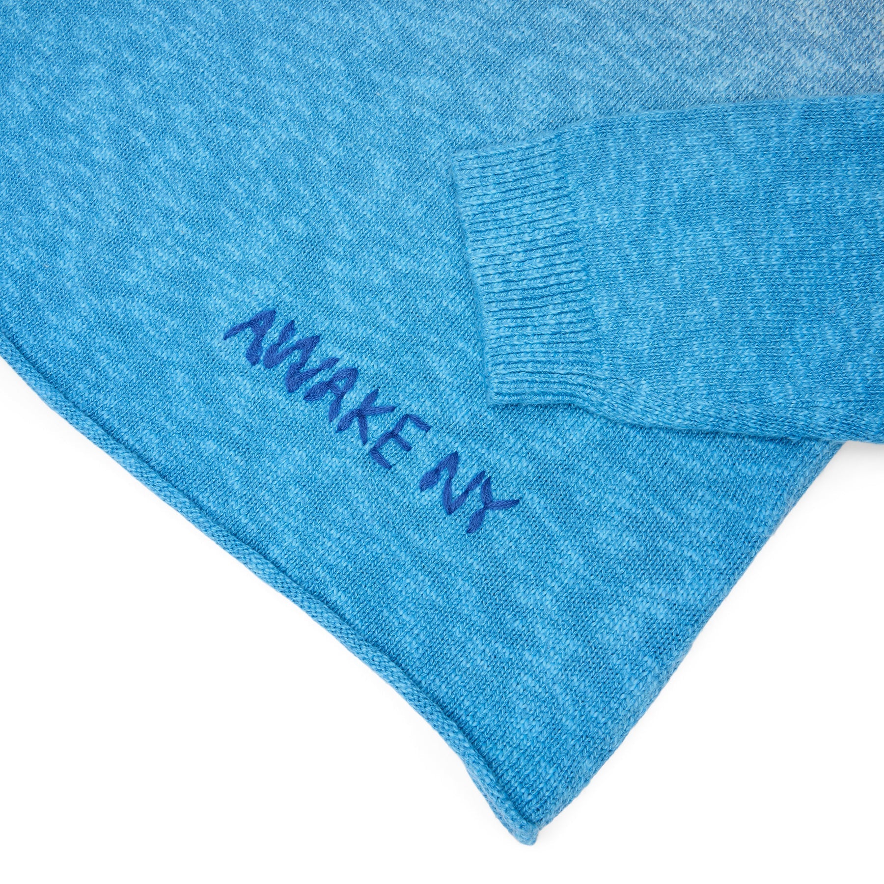 AWAKE Hand Dipped Dyed Sweater (Blue) Top