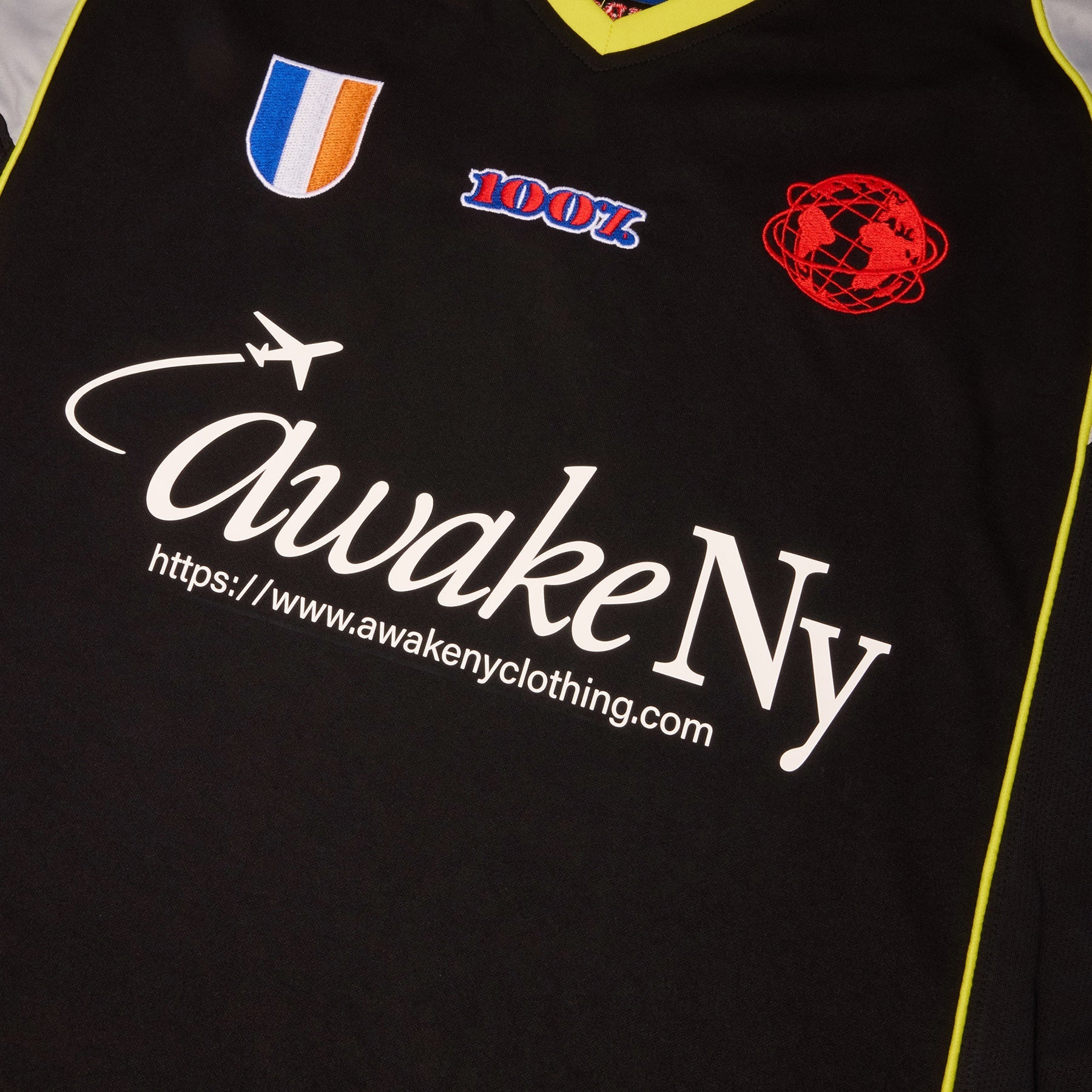 AWAKE Unisphere Warm Up Jersey (Black) Top