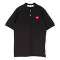 Comme Des Garcons PLAY Red Emblem T-Shirt (BLACK) Top
