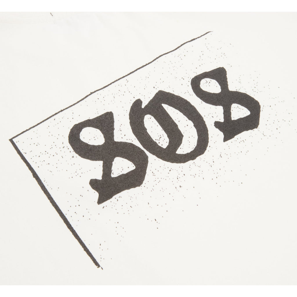 Beach Brains SOS Tee (Crisp white T-shirt Top