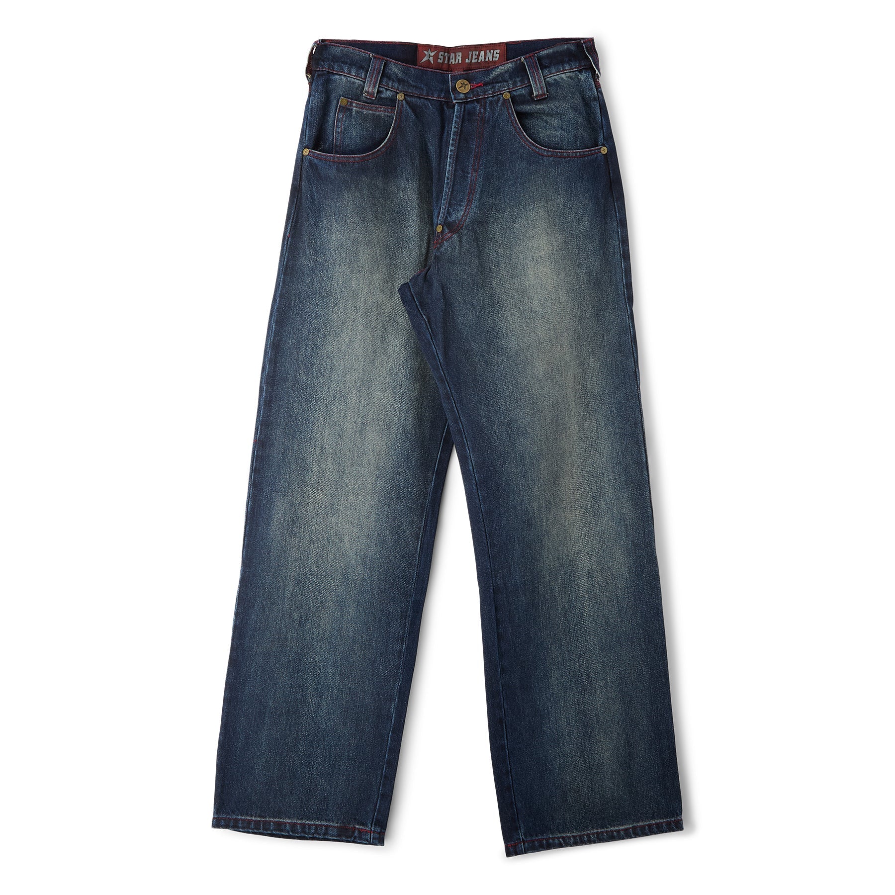 Carpet Company Aged C-Star Jeans (Blue) Trousers