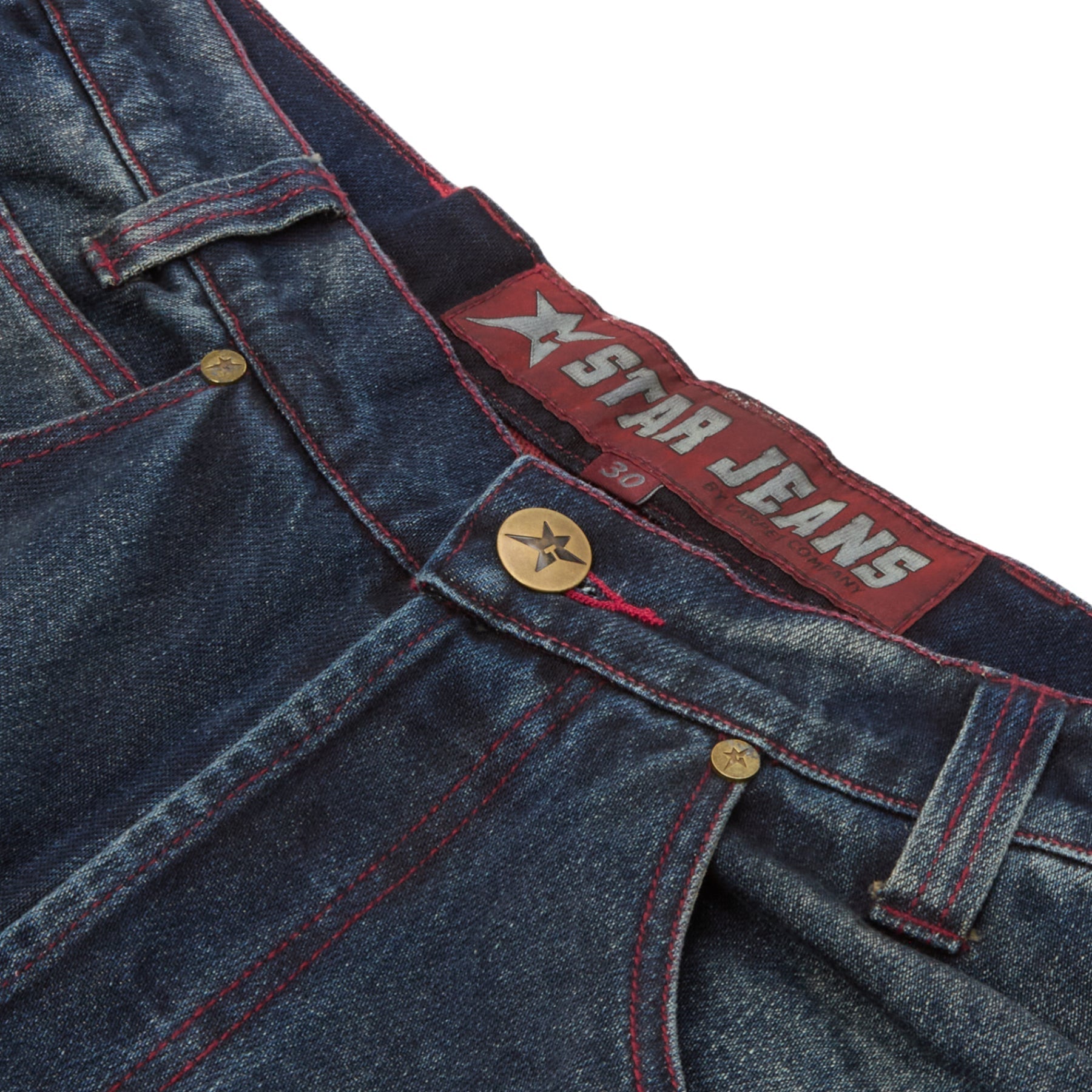 Carpet Company Aged C-Star Jeans (Blue) Trousers