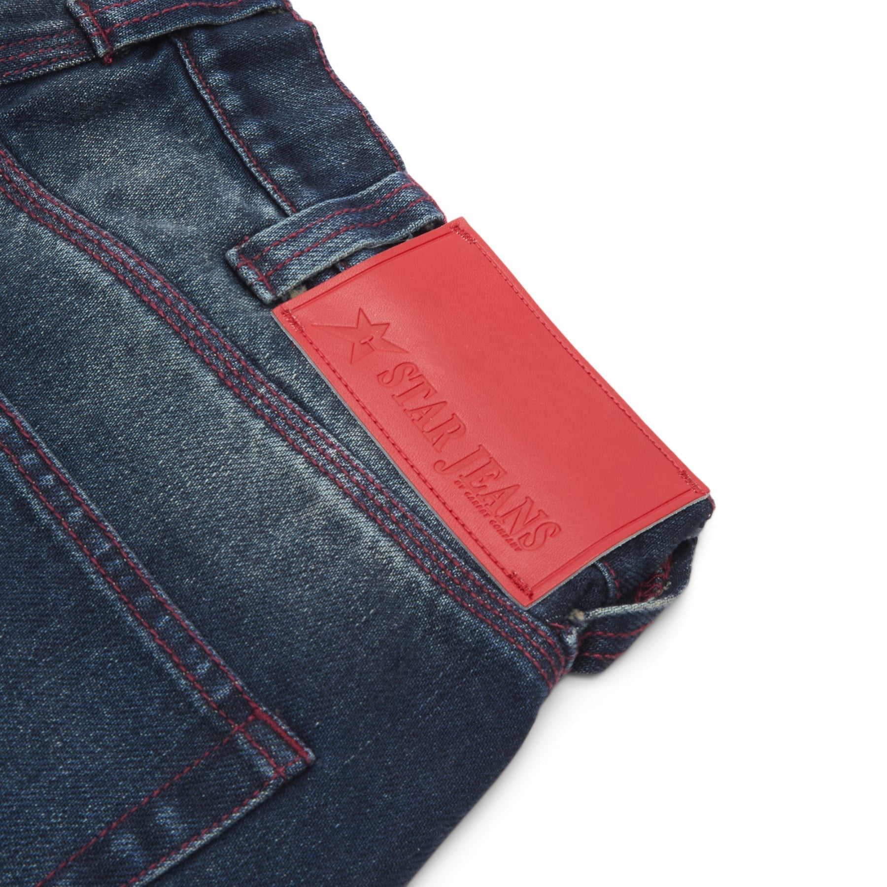 Carpet Company Aged C-Star Jeans (Blue) Trousers