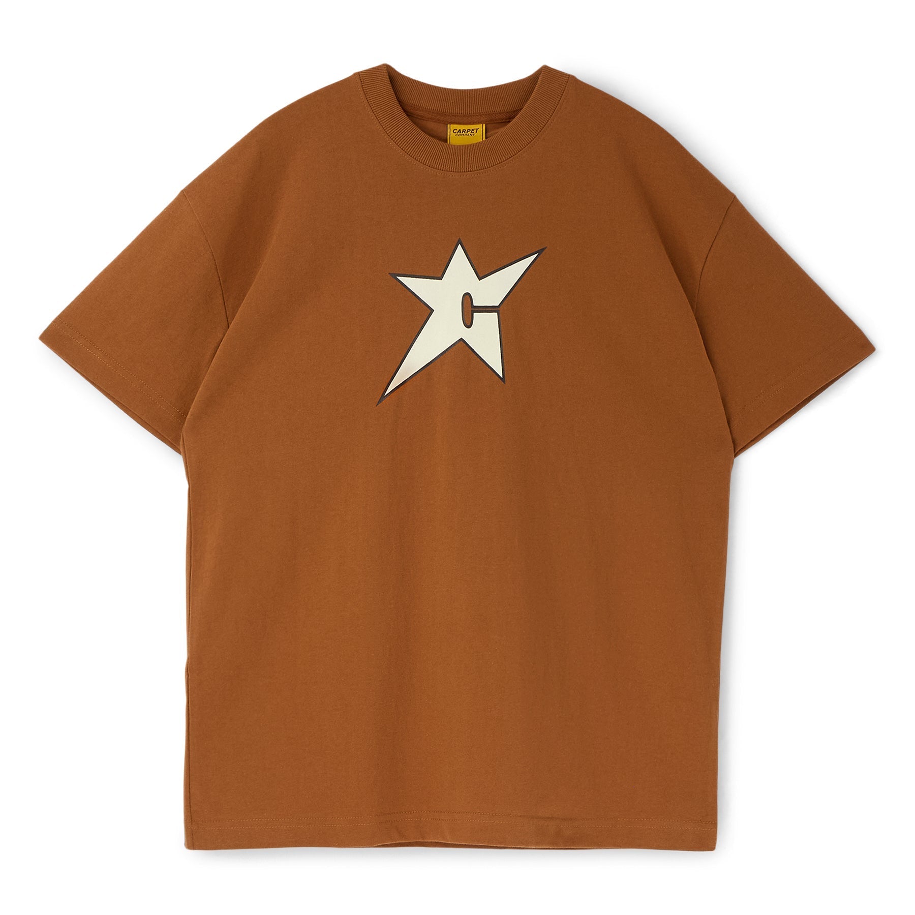 Carpet Company C-Star Glow in the Dark Tee (Brown)T-shirt
