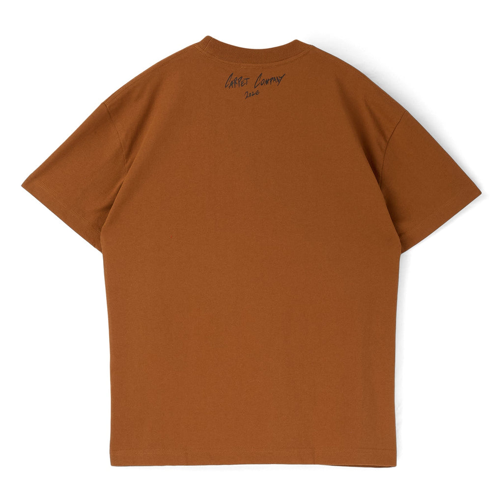 Carpet Company C-Star Glow in the Dark Tee (Brown)T-shirt