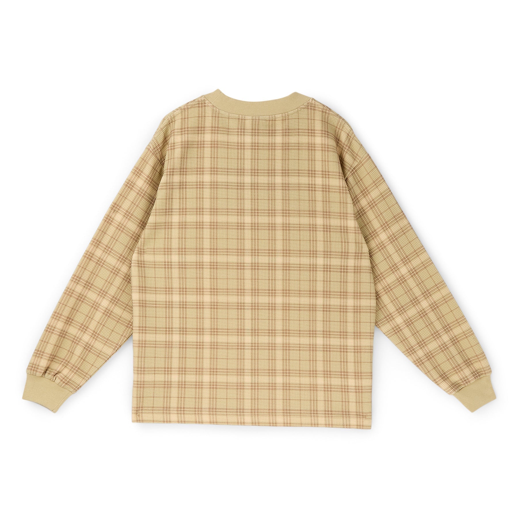 Carpet Company Plaid Thermal (Cream) Top