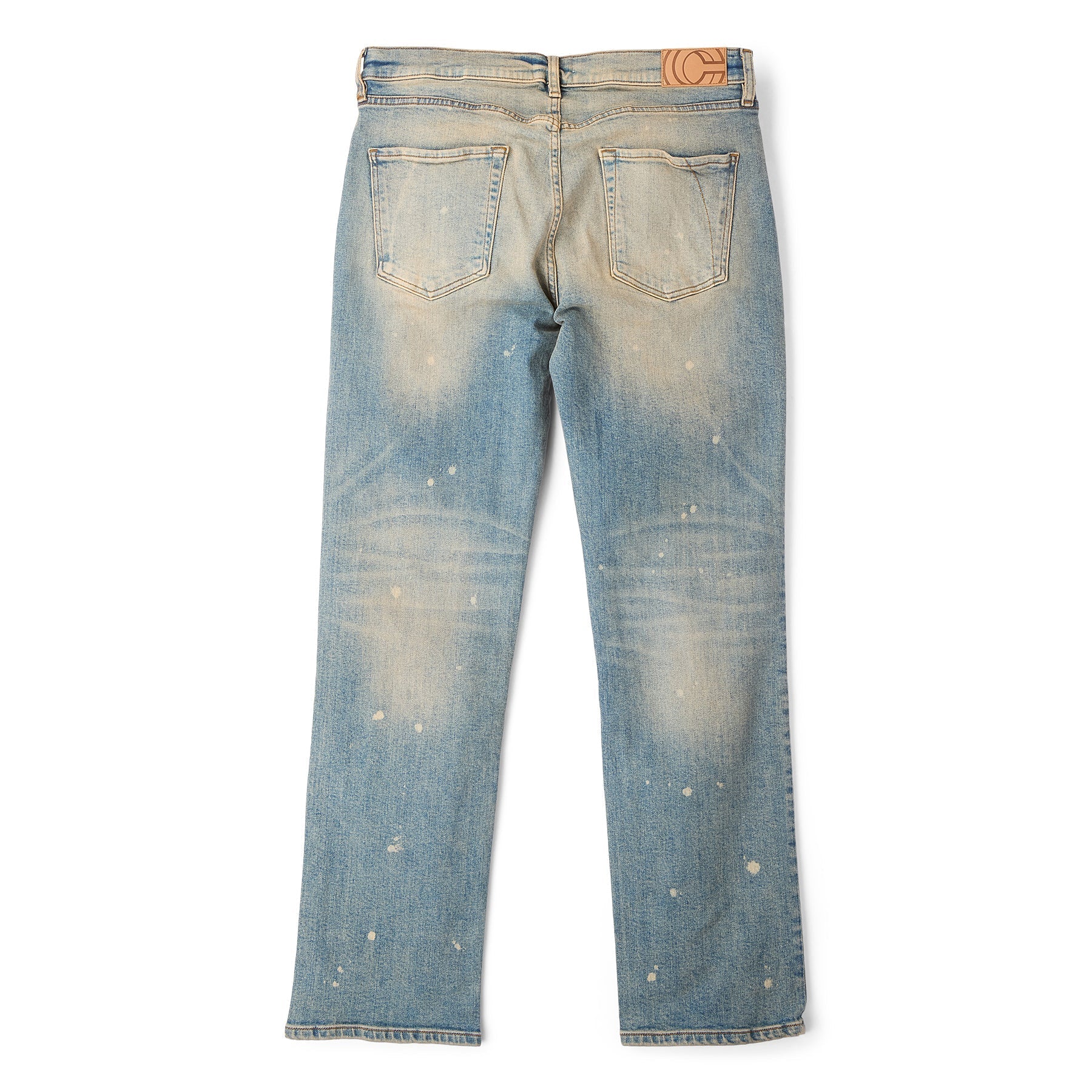 CNCPTS Splatter Denim Pant (Washed Indigo) Trousers