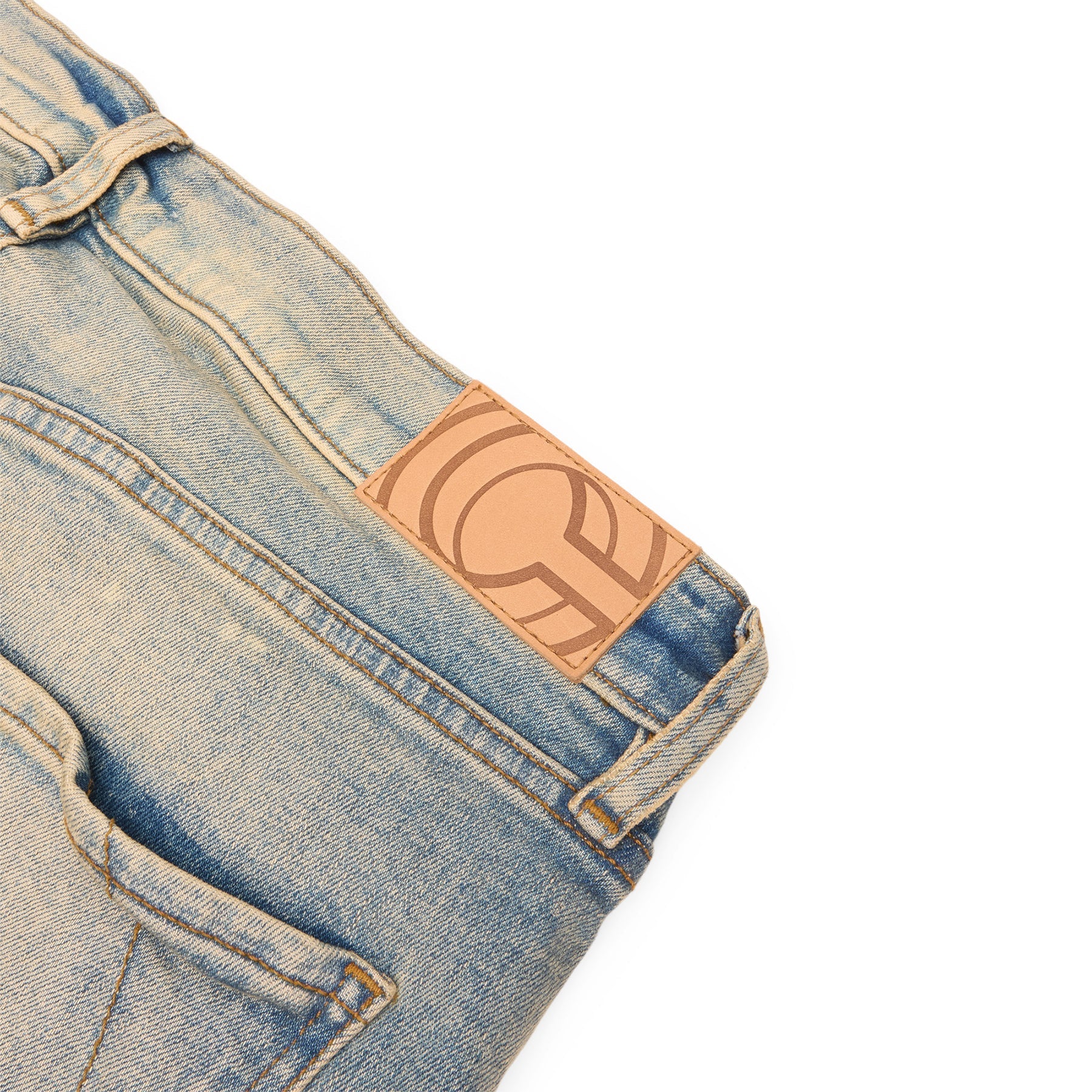 CNCPTS Splatter Denim Pant (Washed Indigo) Trousers