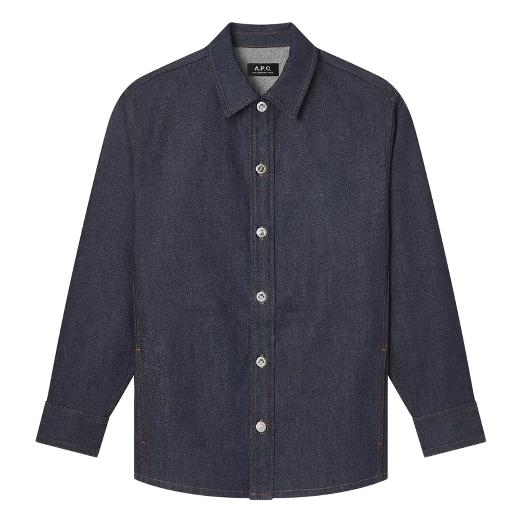 A.P.C. Japanese Denim Jacket (Dark Indigo) Top