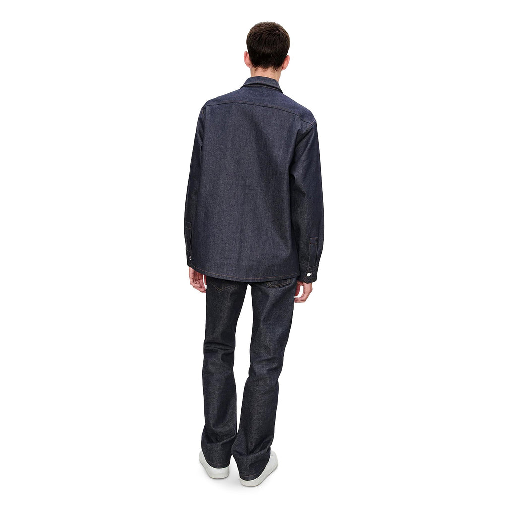 A.P.C. Japanese Denim Jacket (Dark Indigo) Top