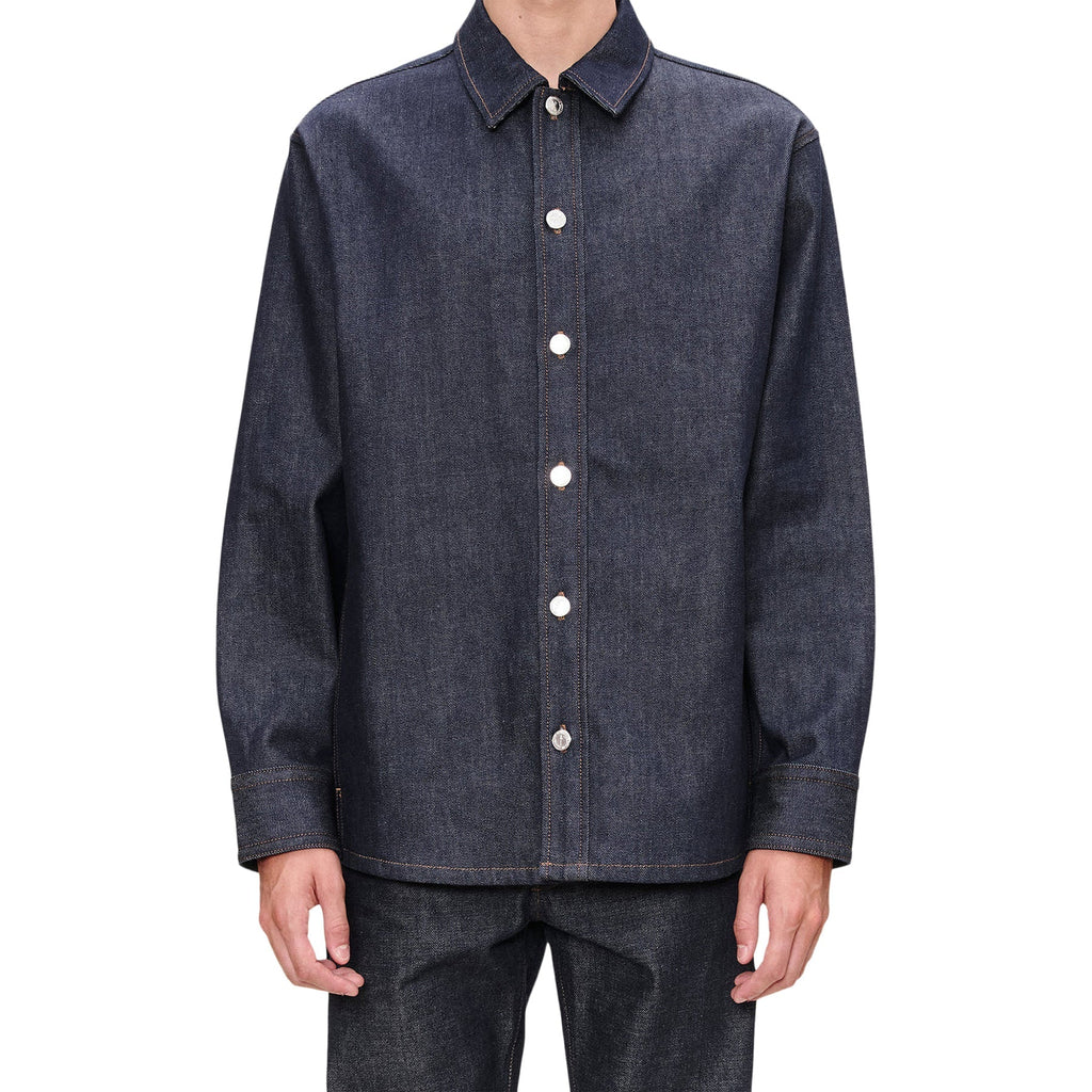 A.P.C. Japanese Denim Jacket (Dark Indigo) Top