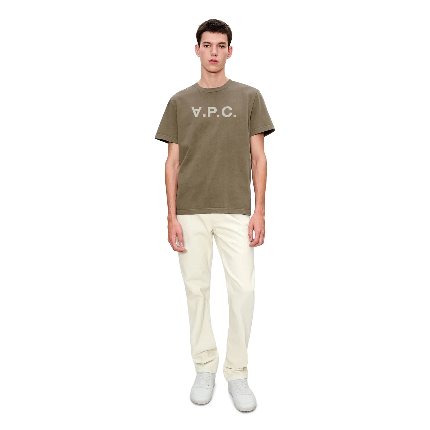 A.P.C. Standard Grand VPC T-Shirt (Khaki Green) Top