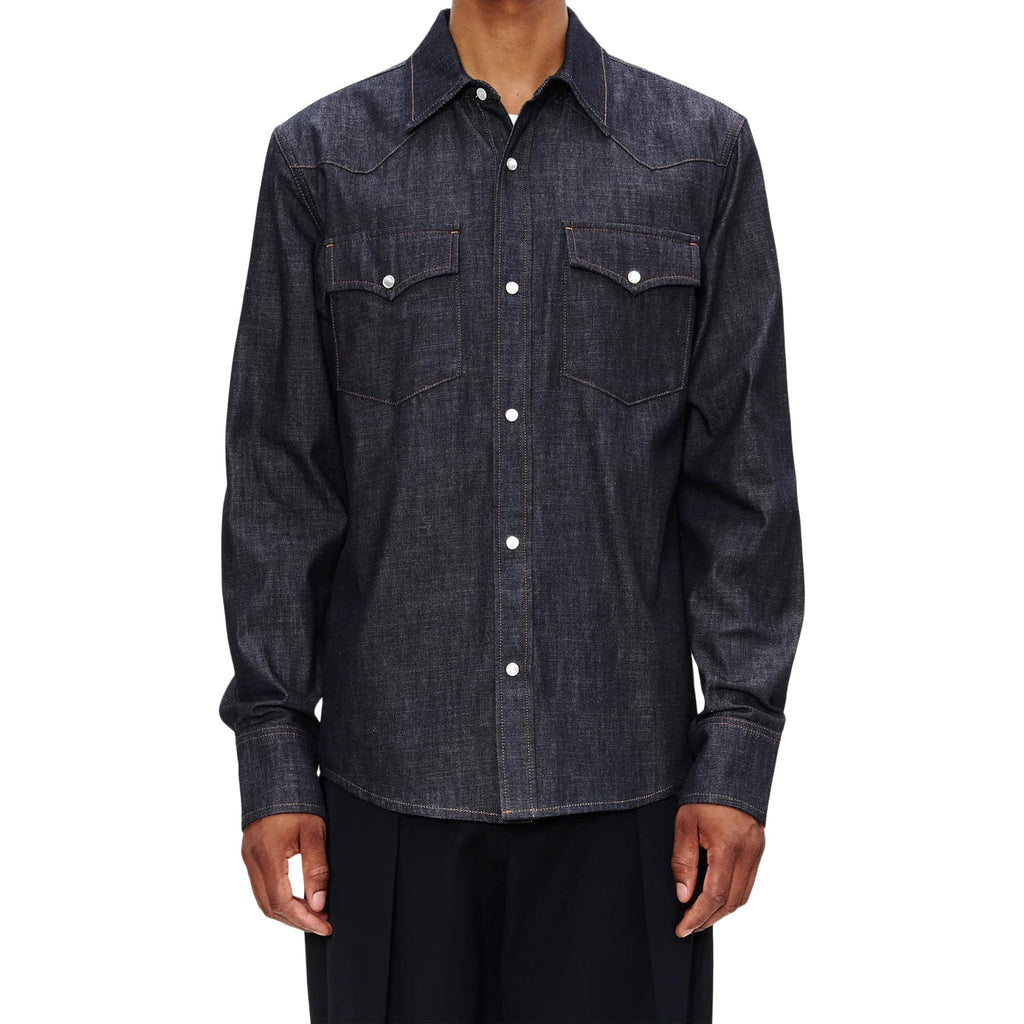 A.P.C. Western Shirt (Dark Indigo) Top