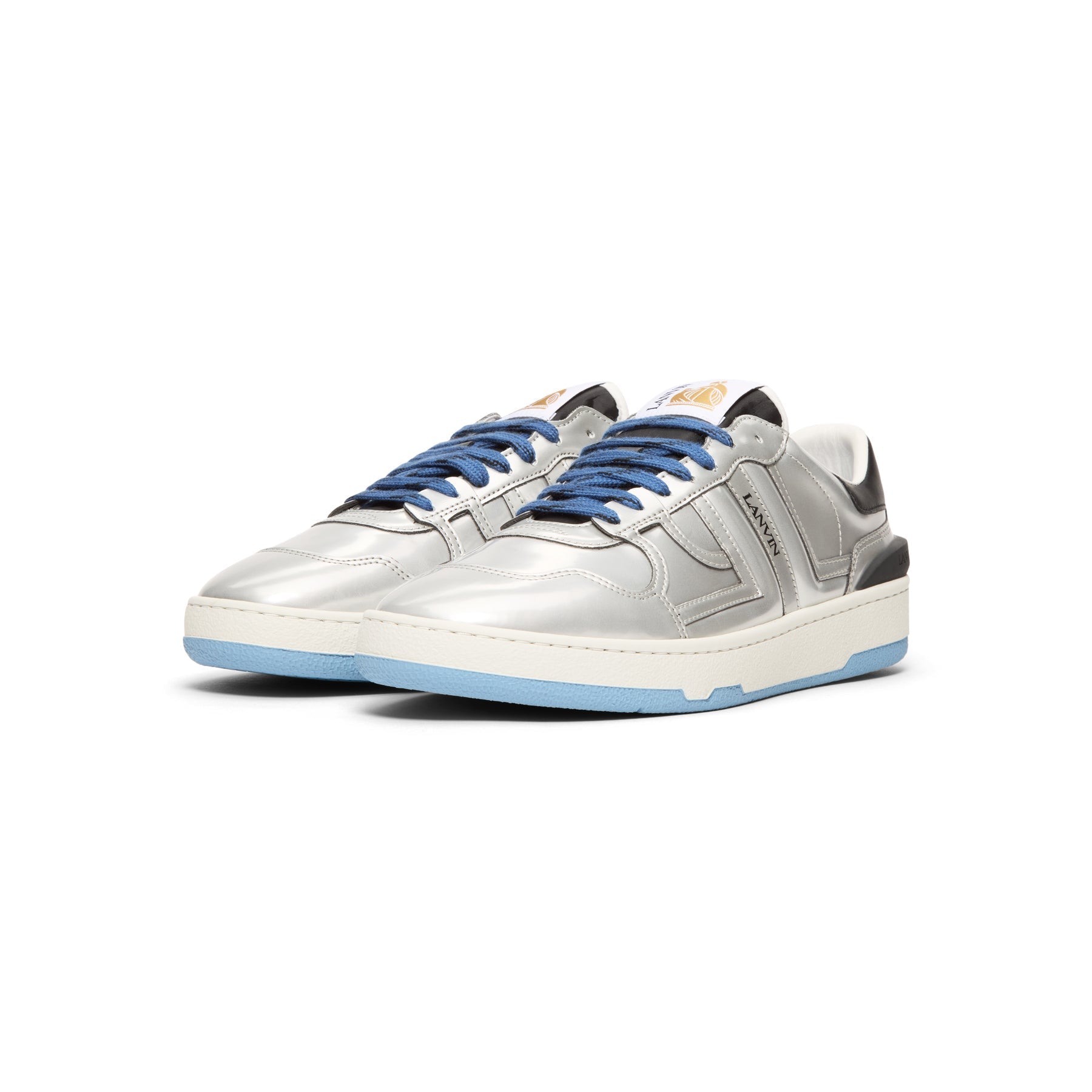 lanvin-clay-sneakers-silver  Footwear
