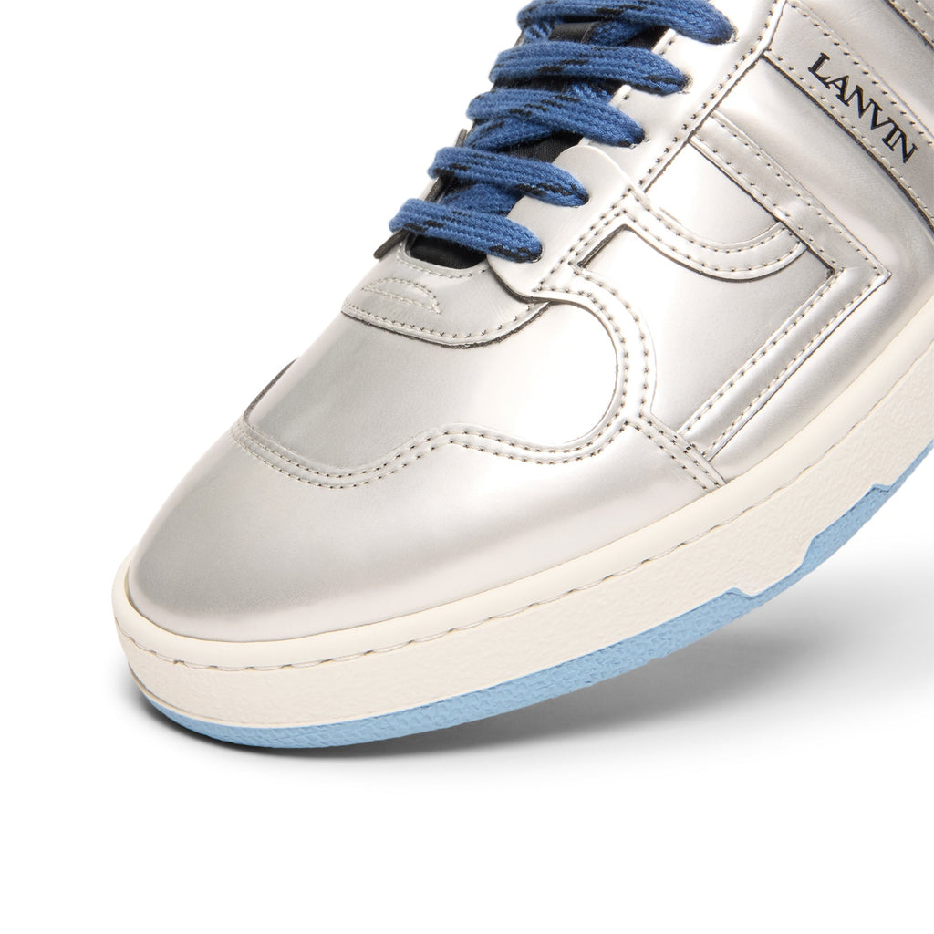 lanvin-clay-sneakers-silver  Footwear