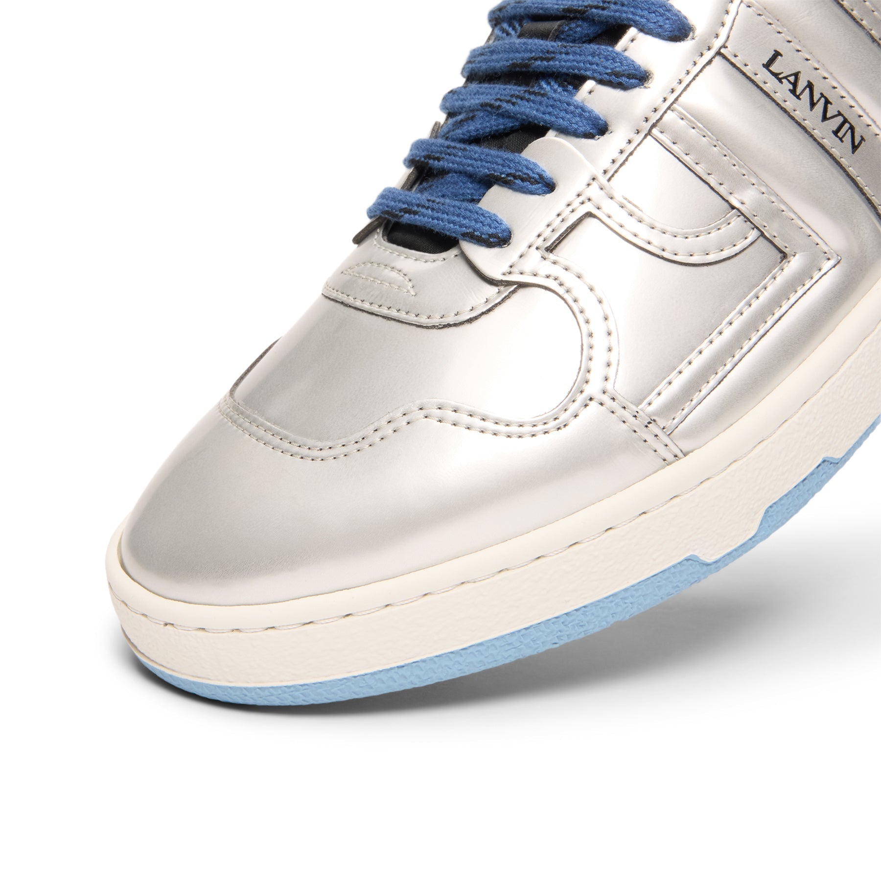 lanvin-clay-sneakers-silver  Footwear