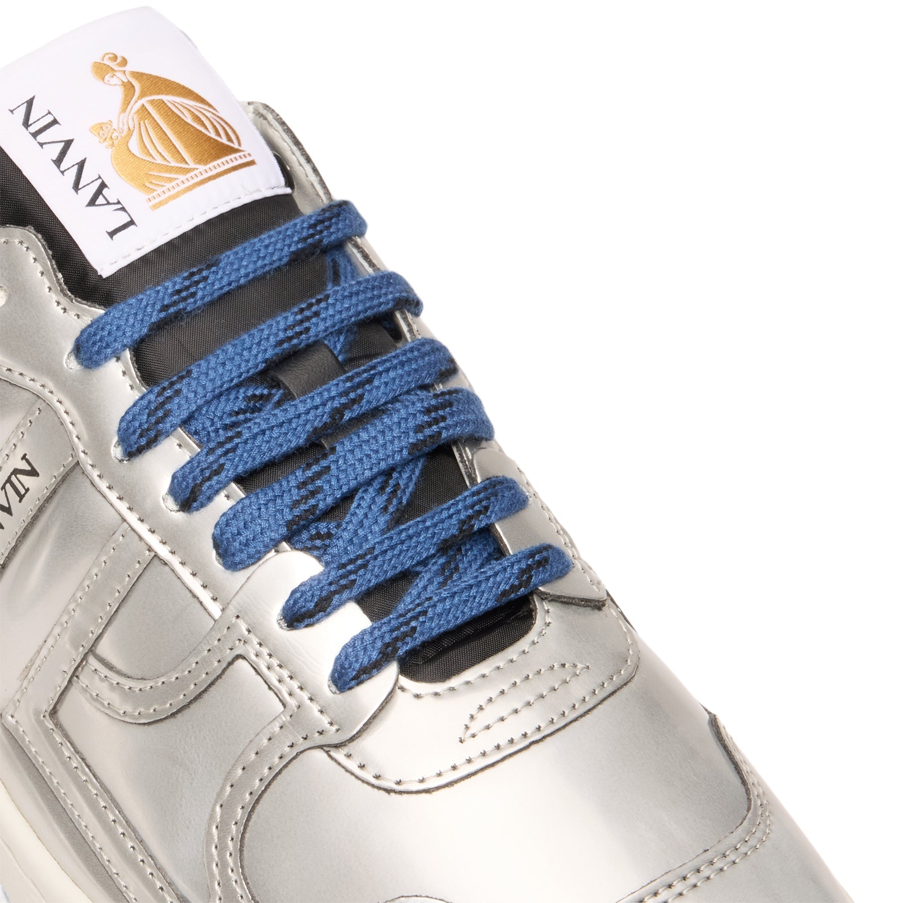 lanvin-clay-sneakers-silver  Footwear